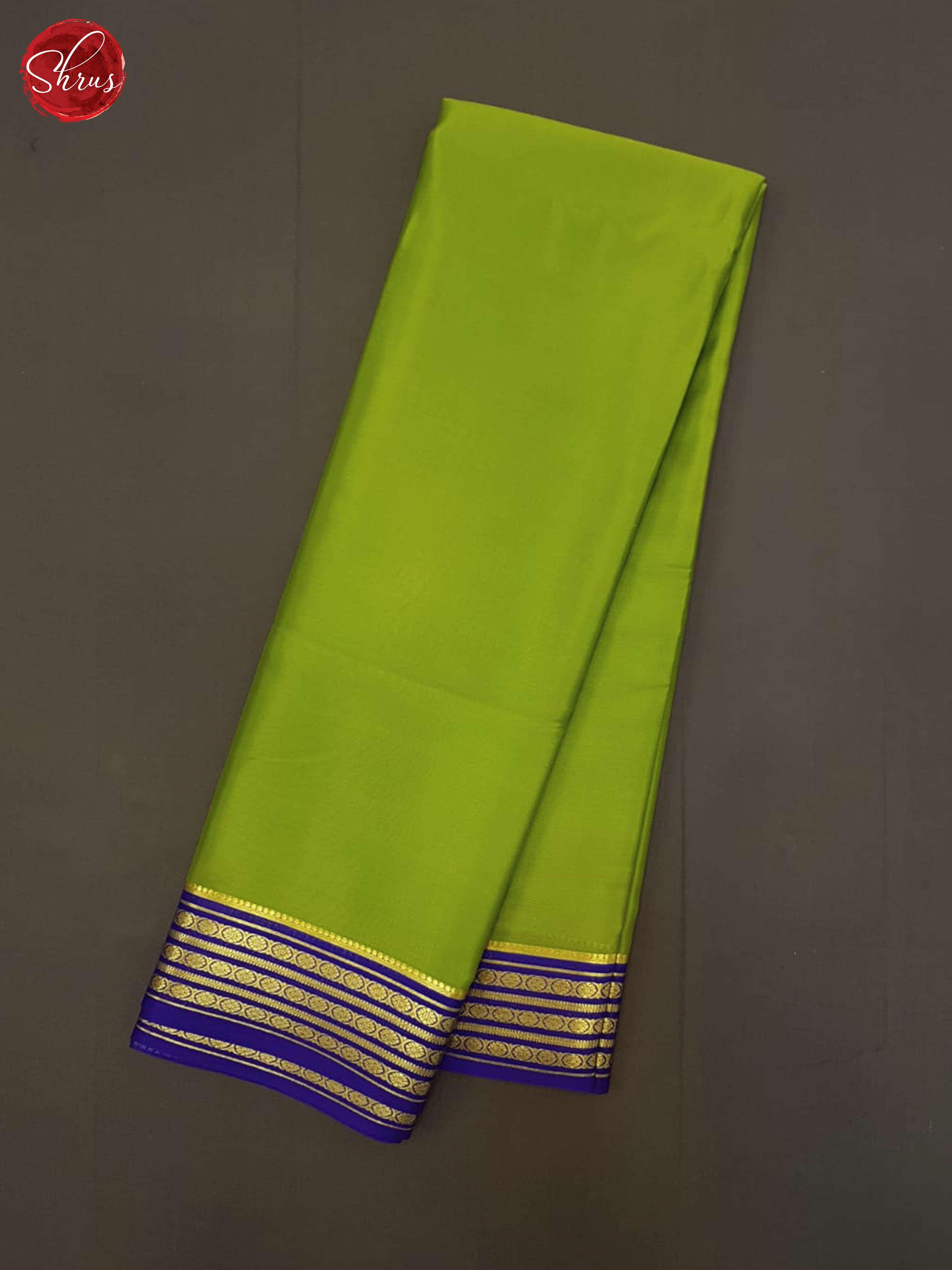 Green And Blue- Mysore Silk Saree - Shop on ShrusEternity.com