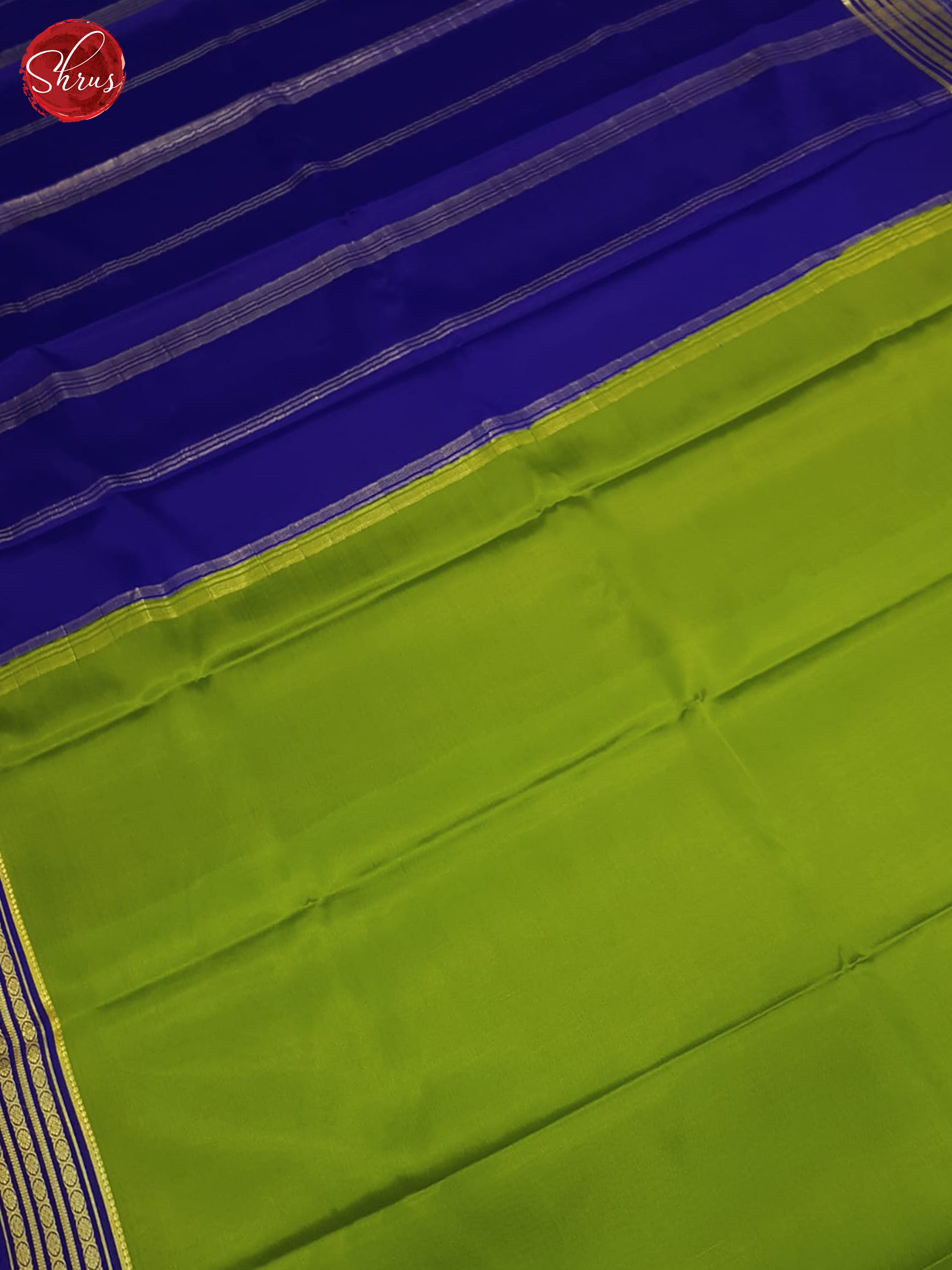 Green And Blue- Mysore Silk Saree - Shop on ShrusEternity.com