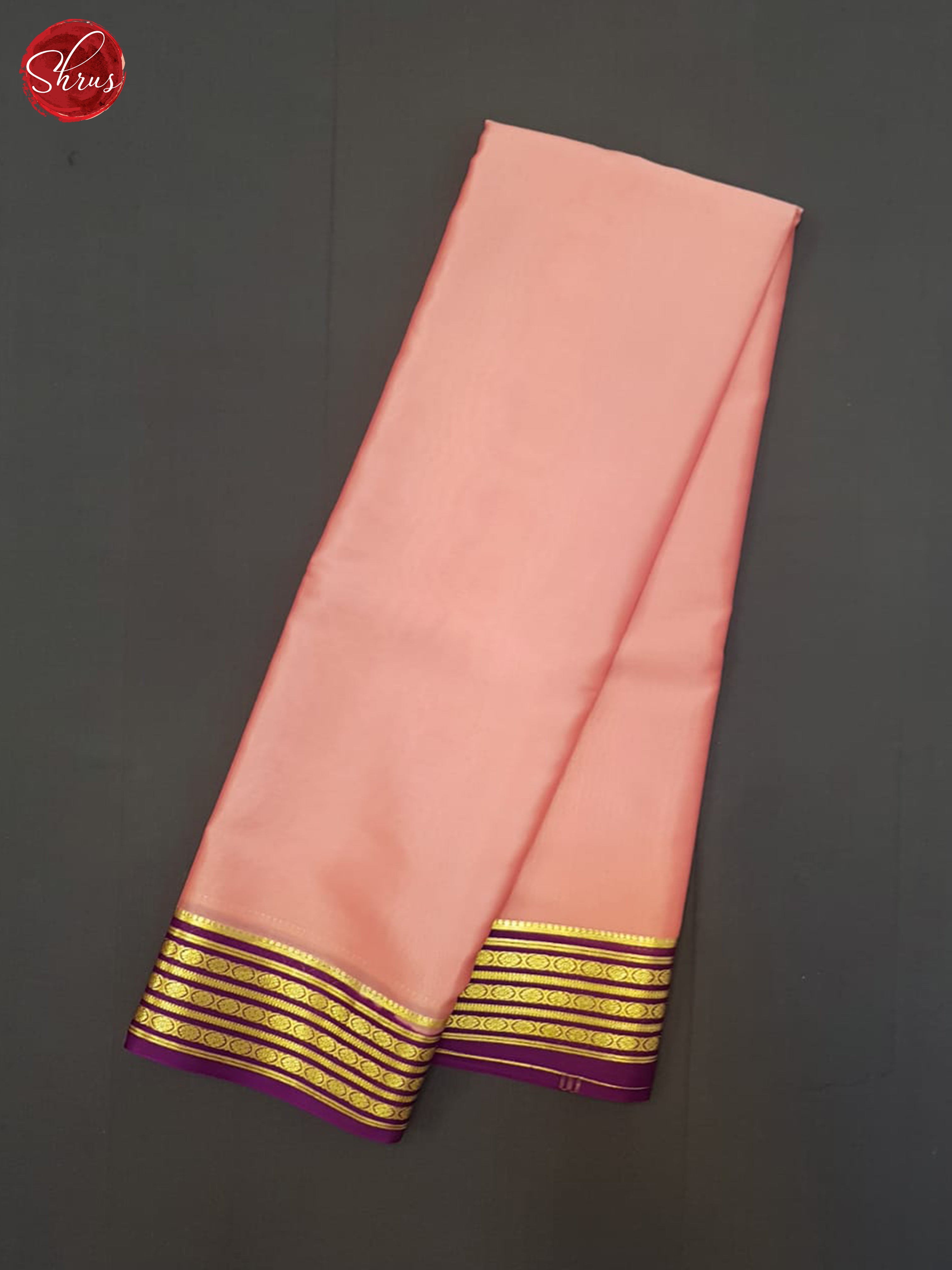 Pink And Wine- Mysore Silk Saree - Shop on ShrusEternity.com