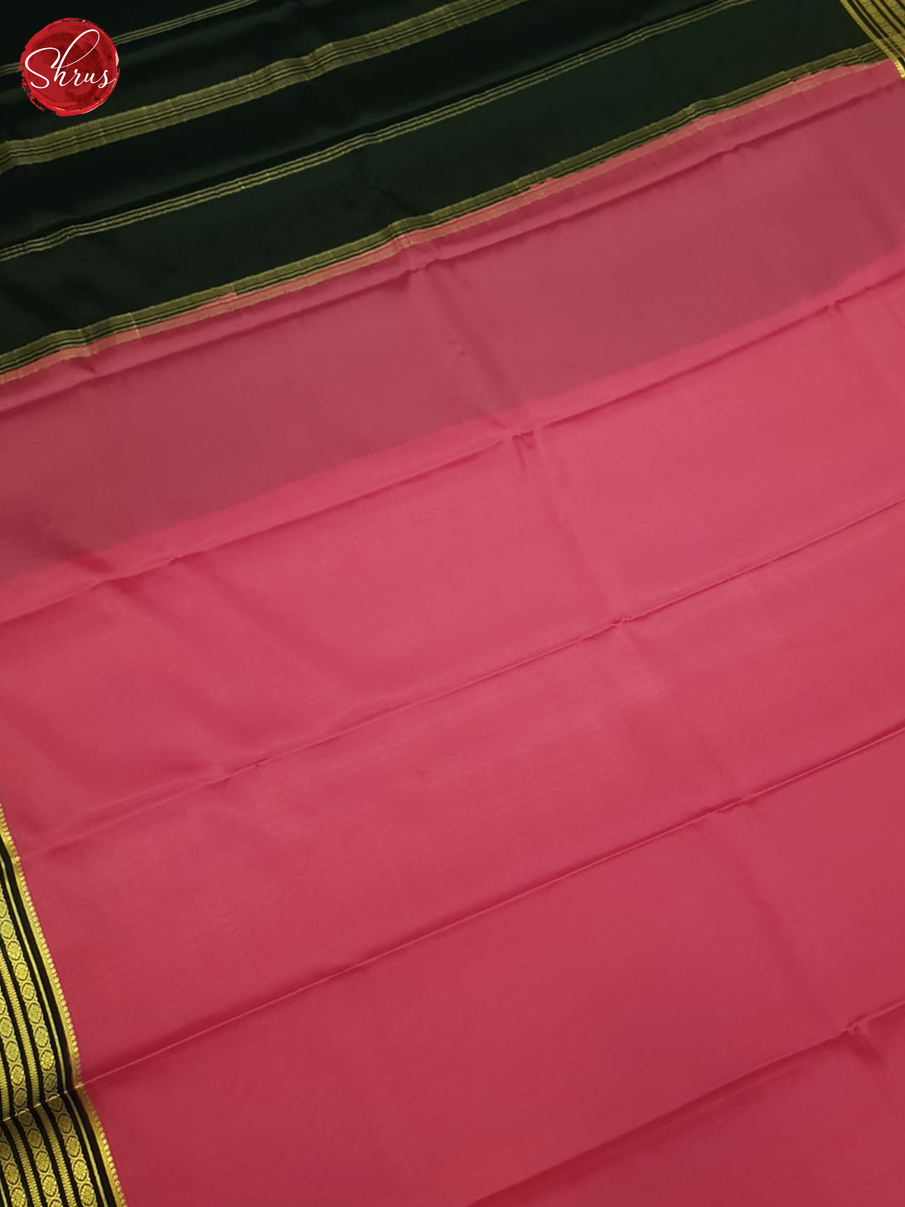 Pink And Green- Mysore Silk Saree - Shop on ShrusEternity.com