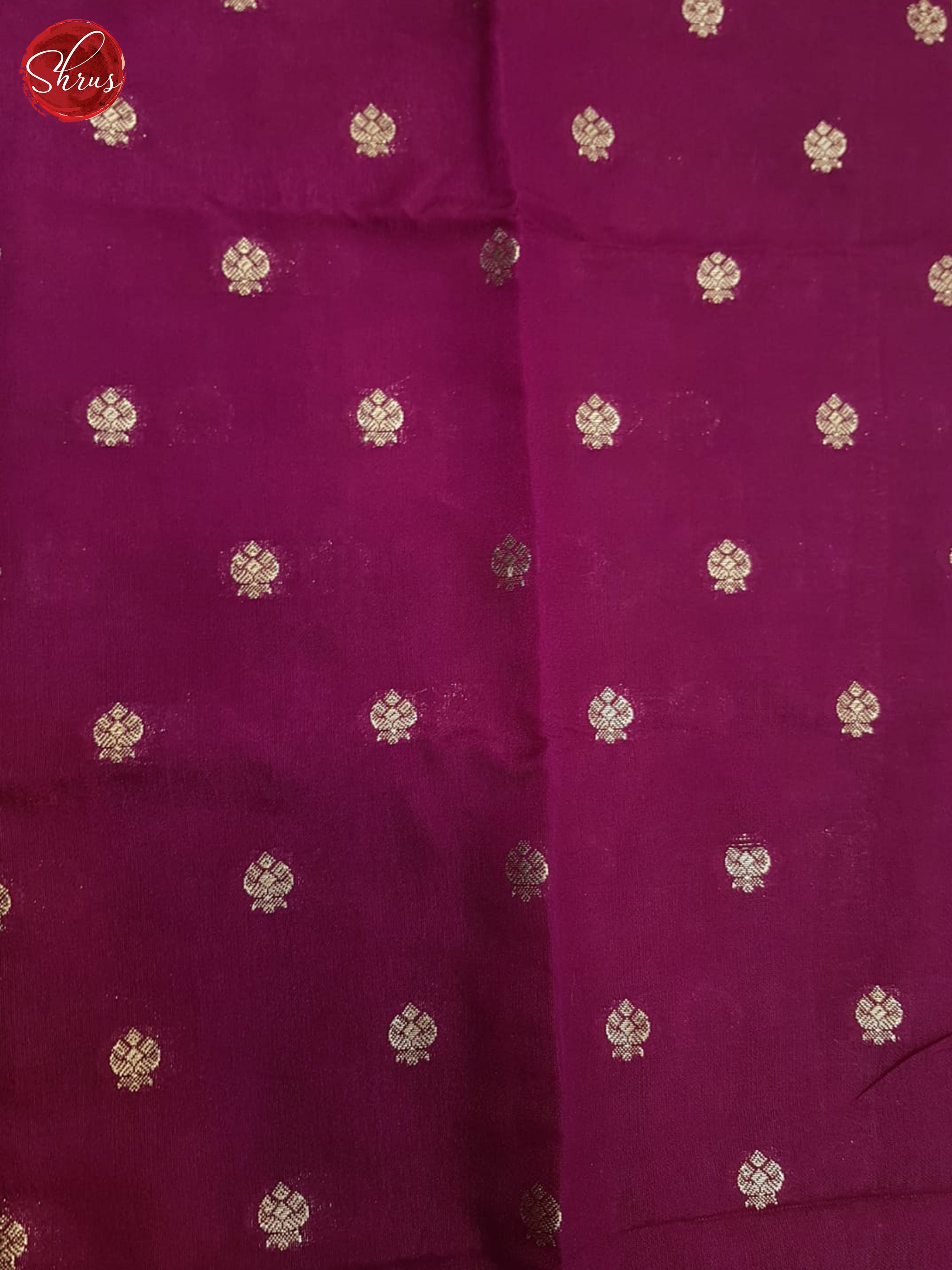 Majenta Pink(SIngle Tone)-Semi Dupion Saree - Shop on ShrusEternity.com