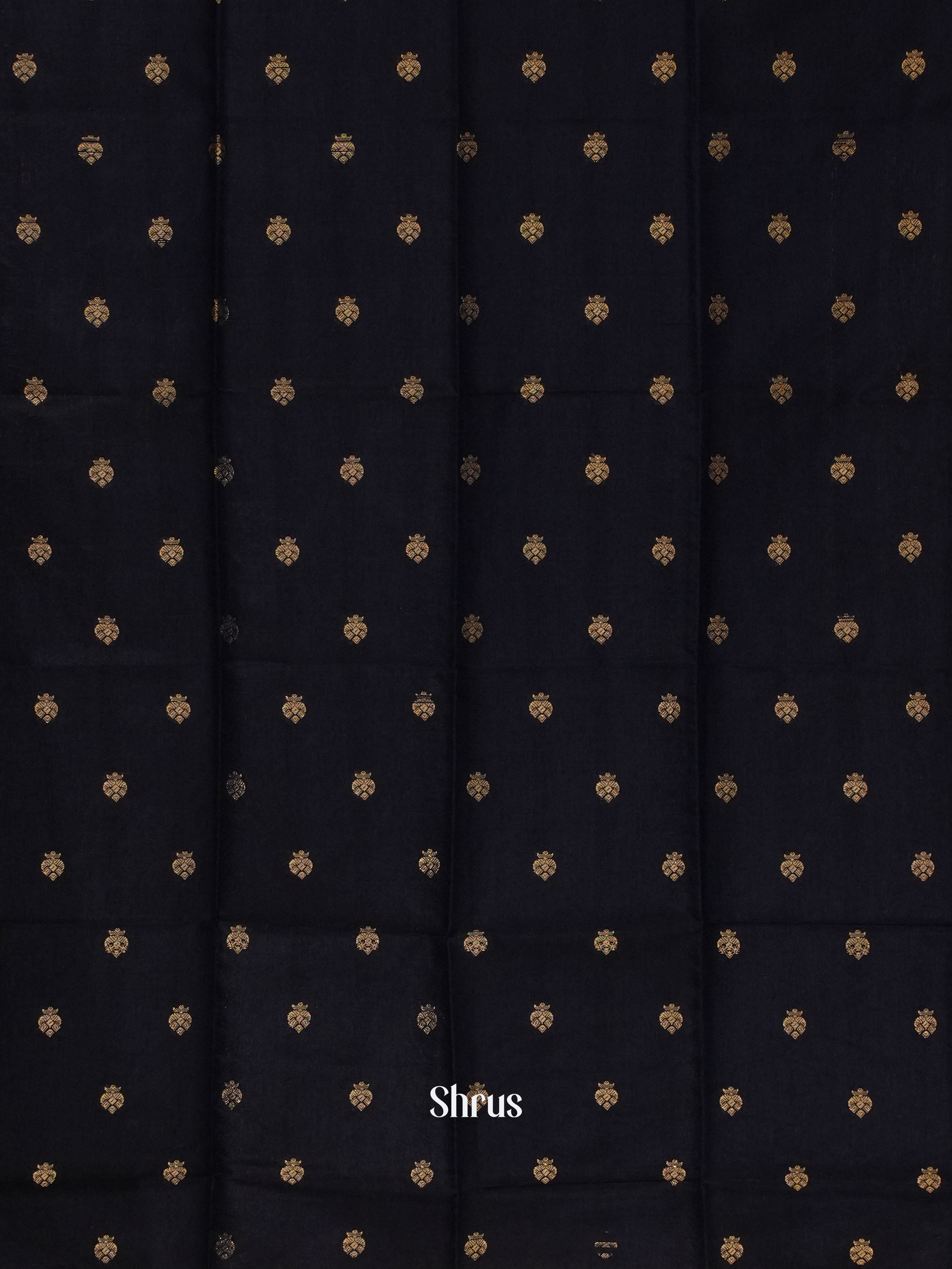 Blue(SIngle Tone)- Semi Dupion Saree - Shop on ShrusEternity.com