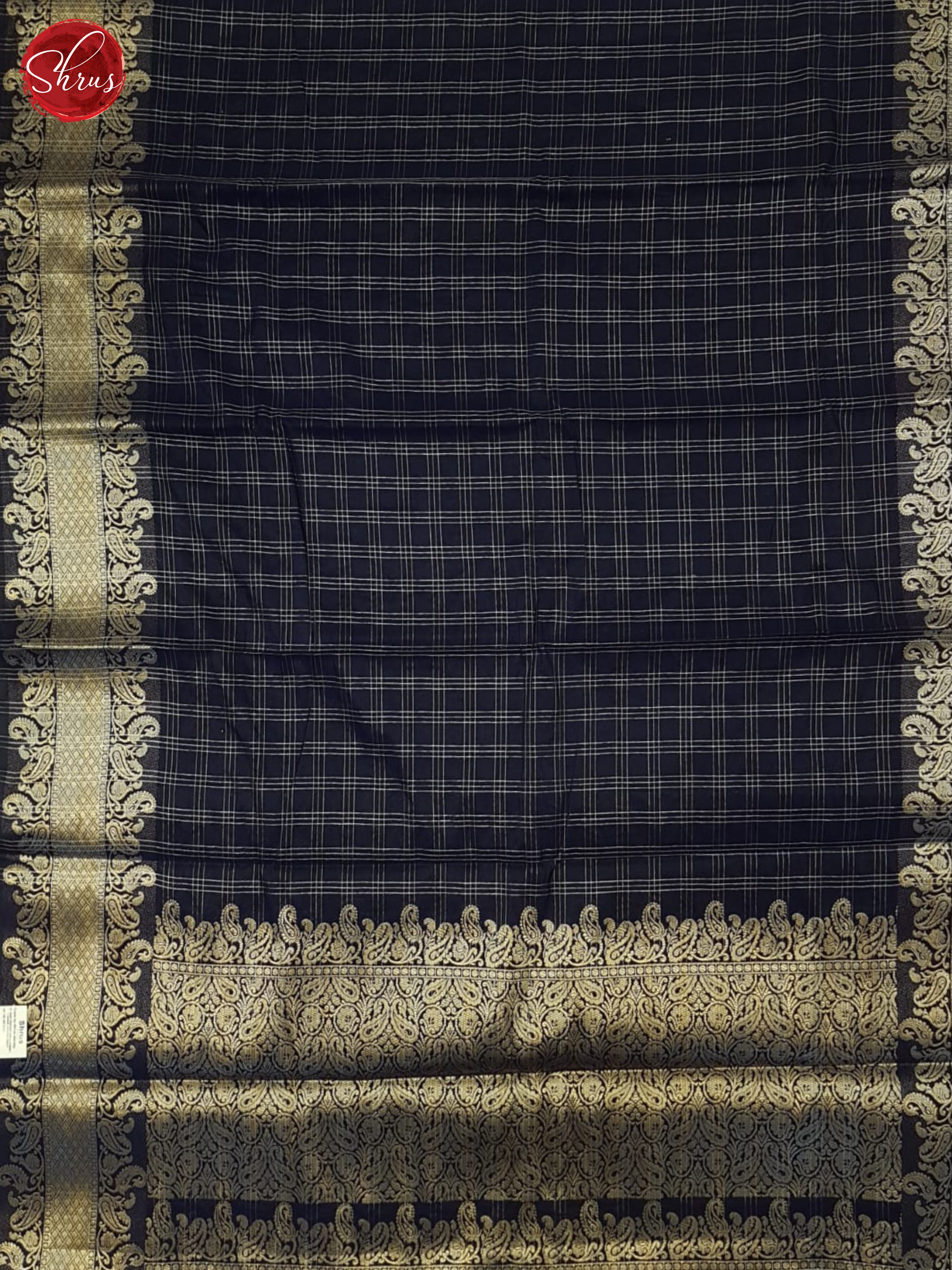 Blue(Single Tone)- Semi Dupion Saree - Shop on ShrusEternity.com