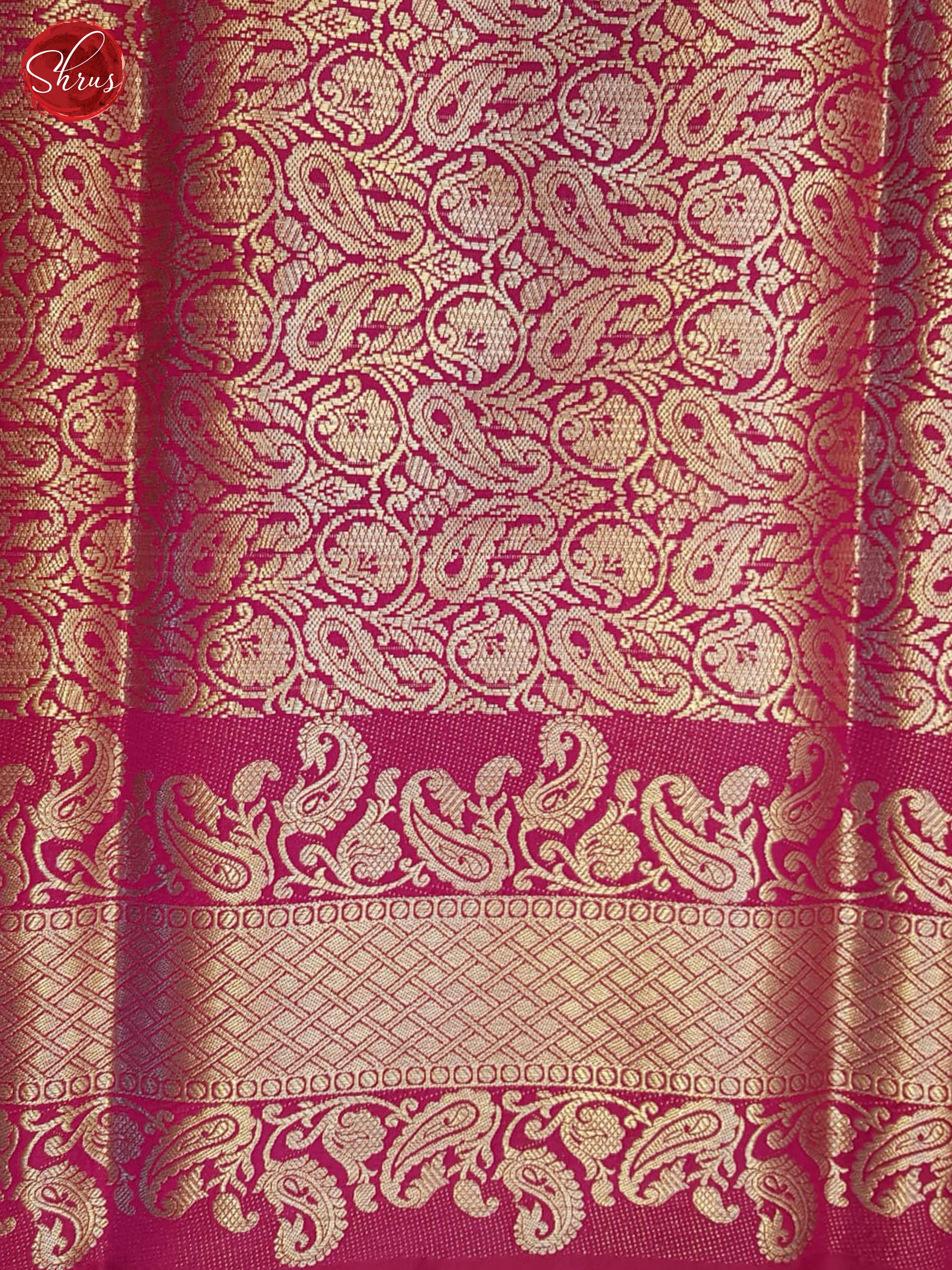 Pink(Single Tone)- Semi Dupion Saree - Shop on ShrusEternity.com