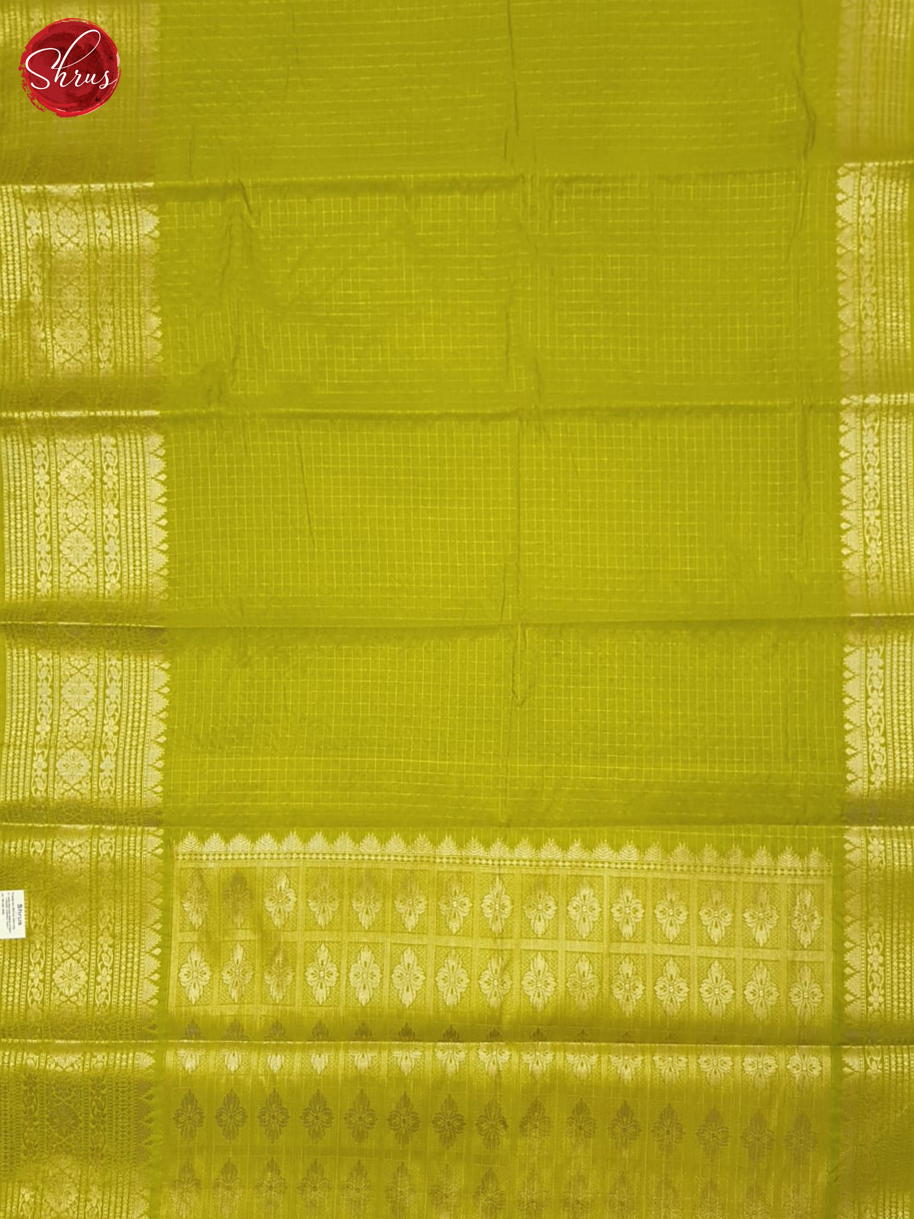 Green(Single tone)- Semi Dupion Saree - Shop on ShrusEternity.com
