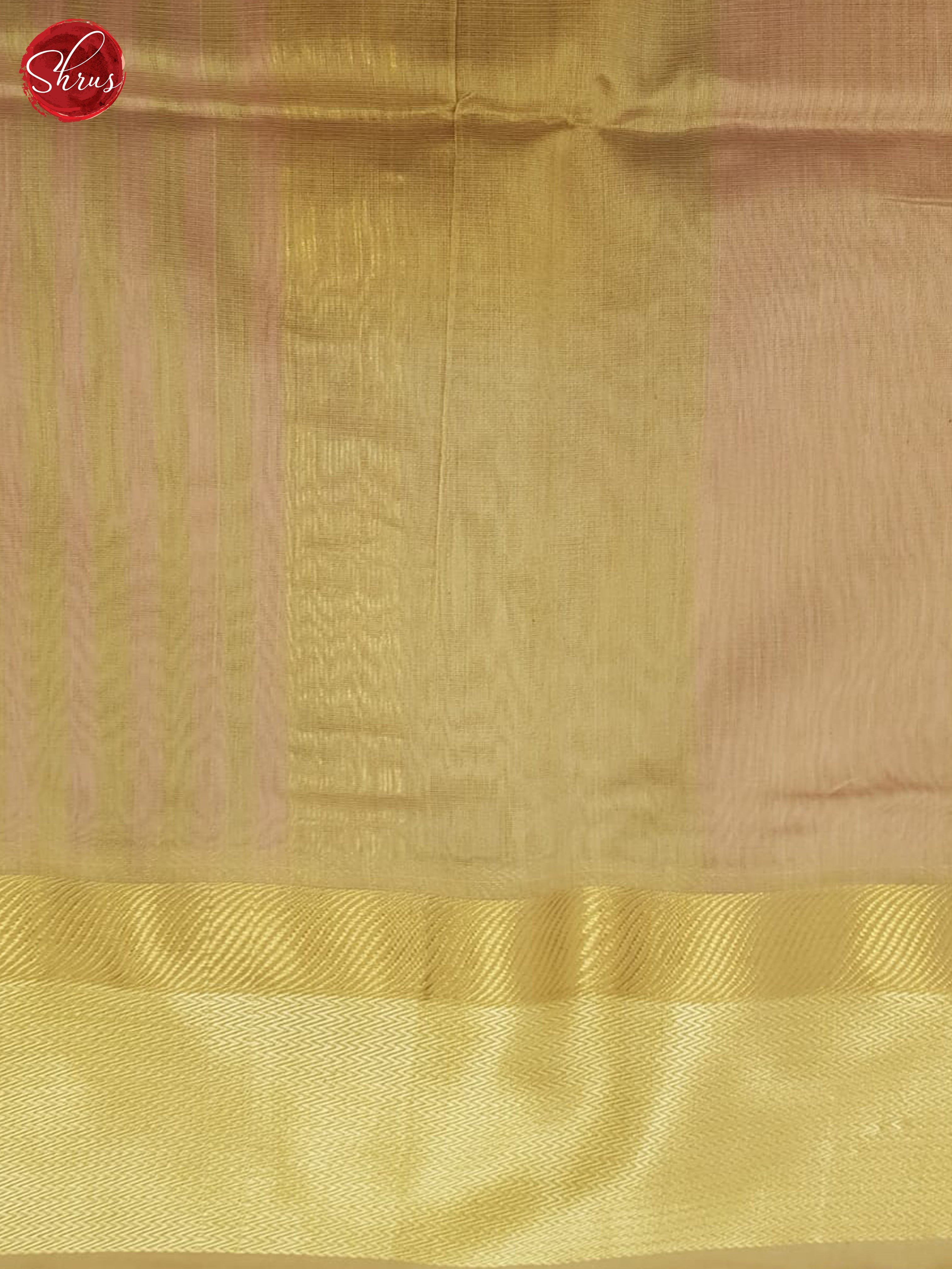 Dusty Pink And Beige- Maheshwari silk Cotton Saree - Shop on ShrusEternity.com