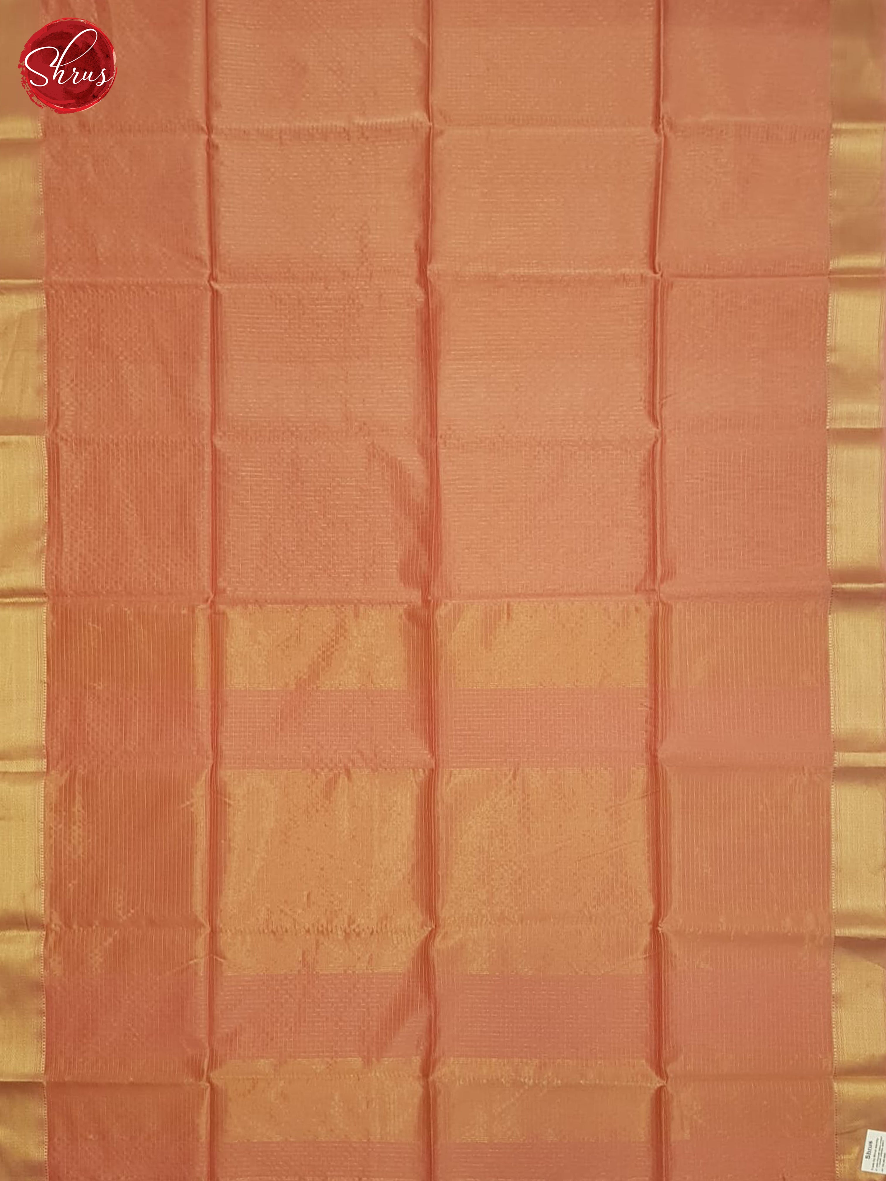 Pale Orange (Single Tone)- Maheshwari Silk Cotton - Shop on ShrusEternity.com
