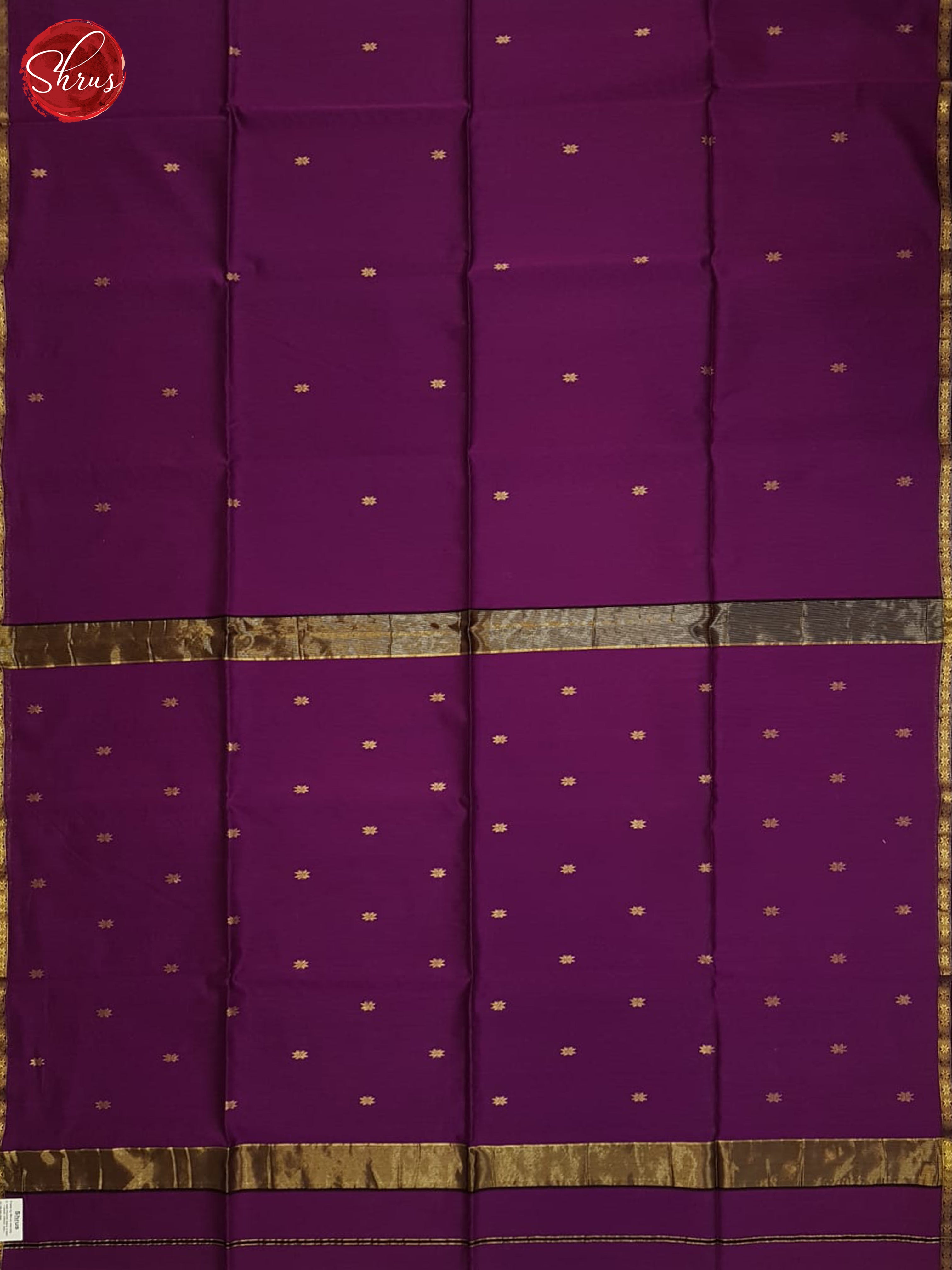 Vadamalli(Single Tone)- maheshwari silk Cotton Saree - Shop on ShrusEternity.com