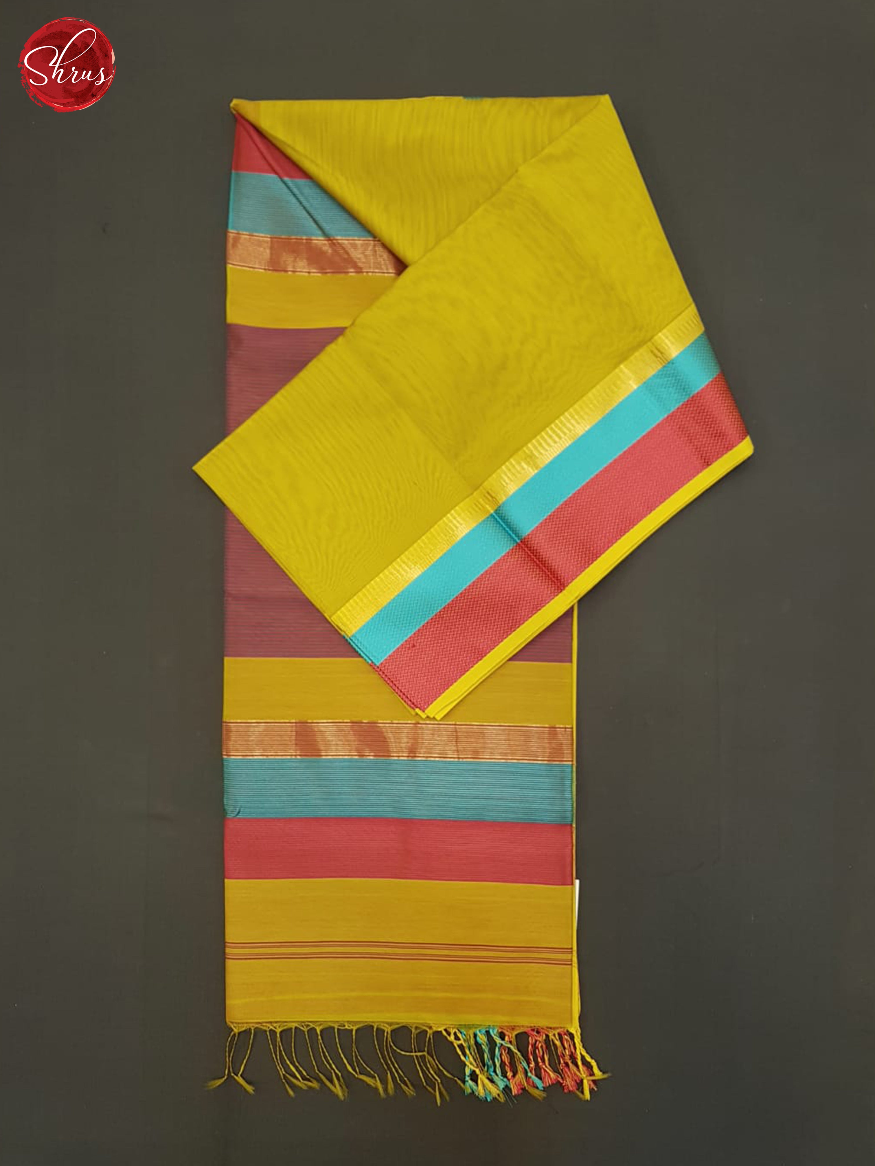 Mathulir Green And Pink- Maheshwari Silk Cotton Saree - Shop on ShrusEternity.com