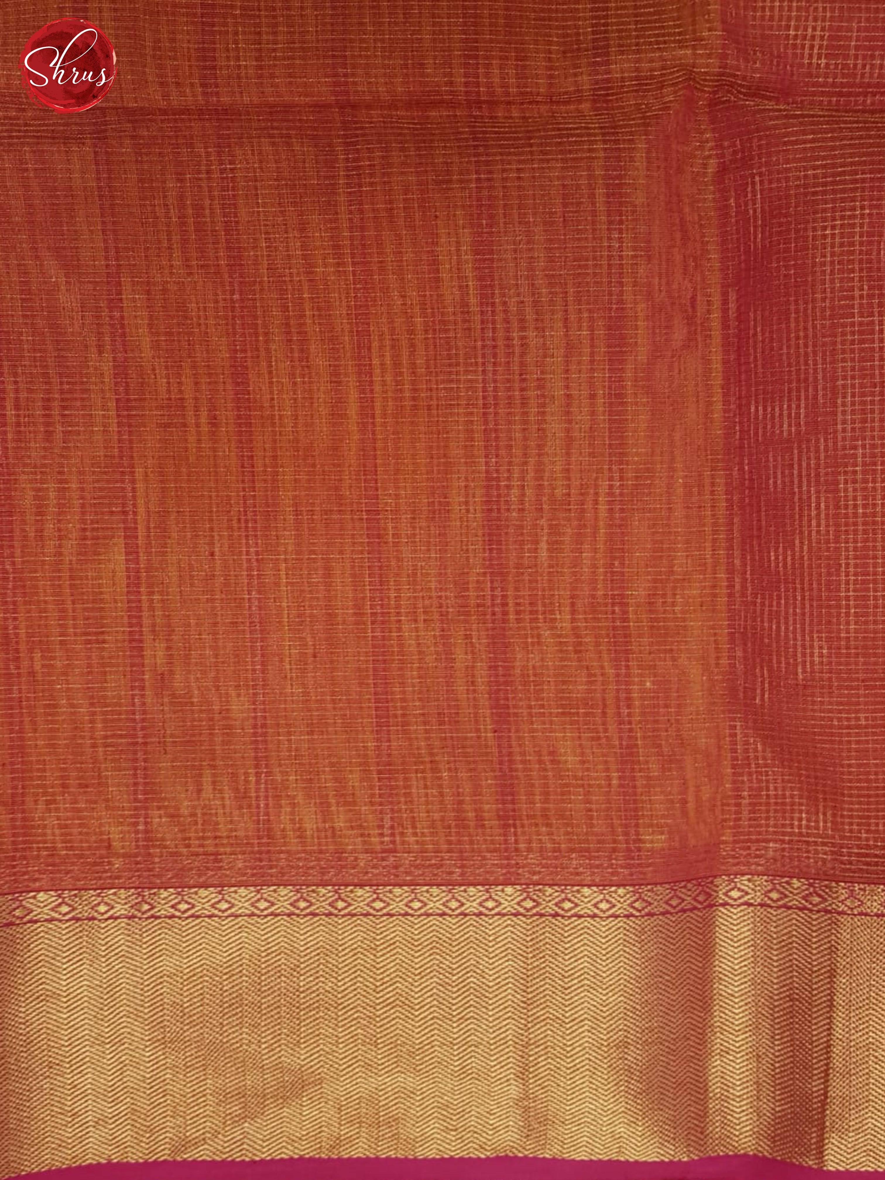 Yellow And Red- Maheshwari Silk Cotton Saree - Shop on ShrusEternity.com