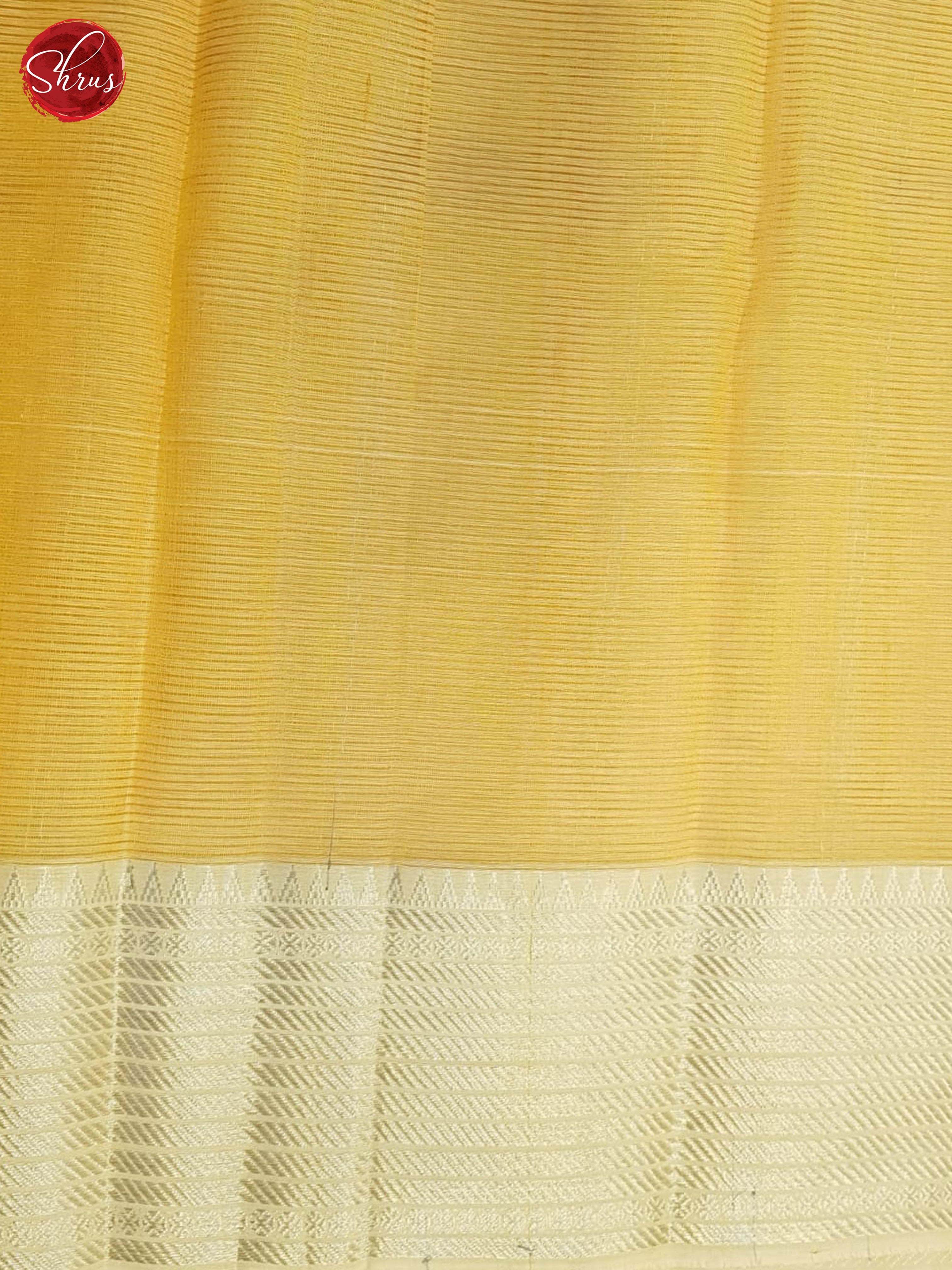 Luxurious Beige Mangalagiri Silk Cotton Saree with Silver Zari Touch -3