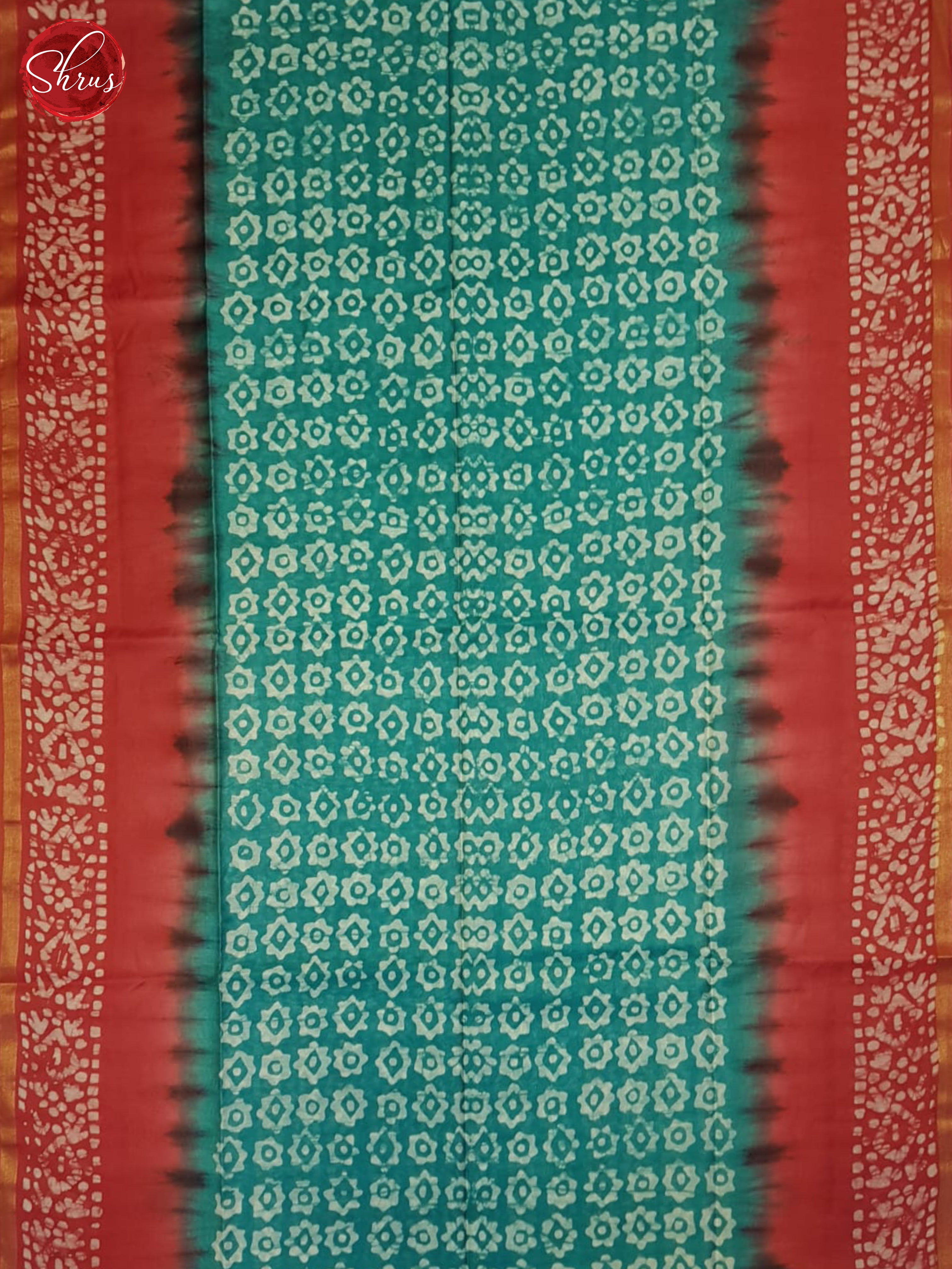 Green & Red - Bhatik Saree - Shop on ShrusEternity.com