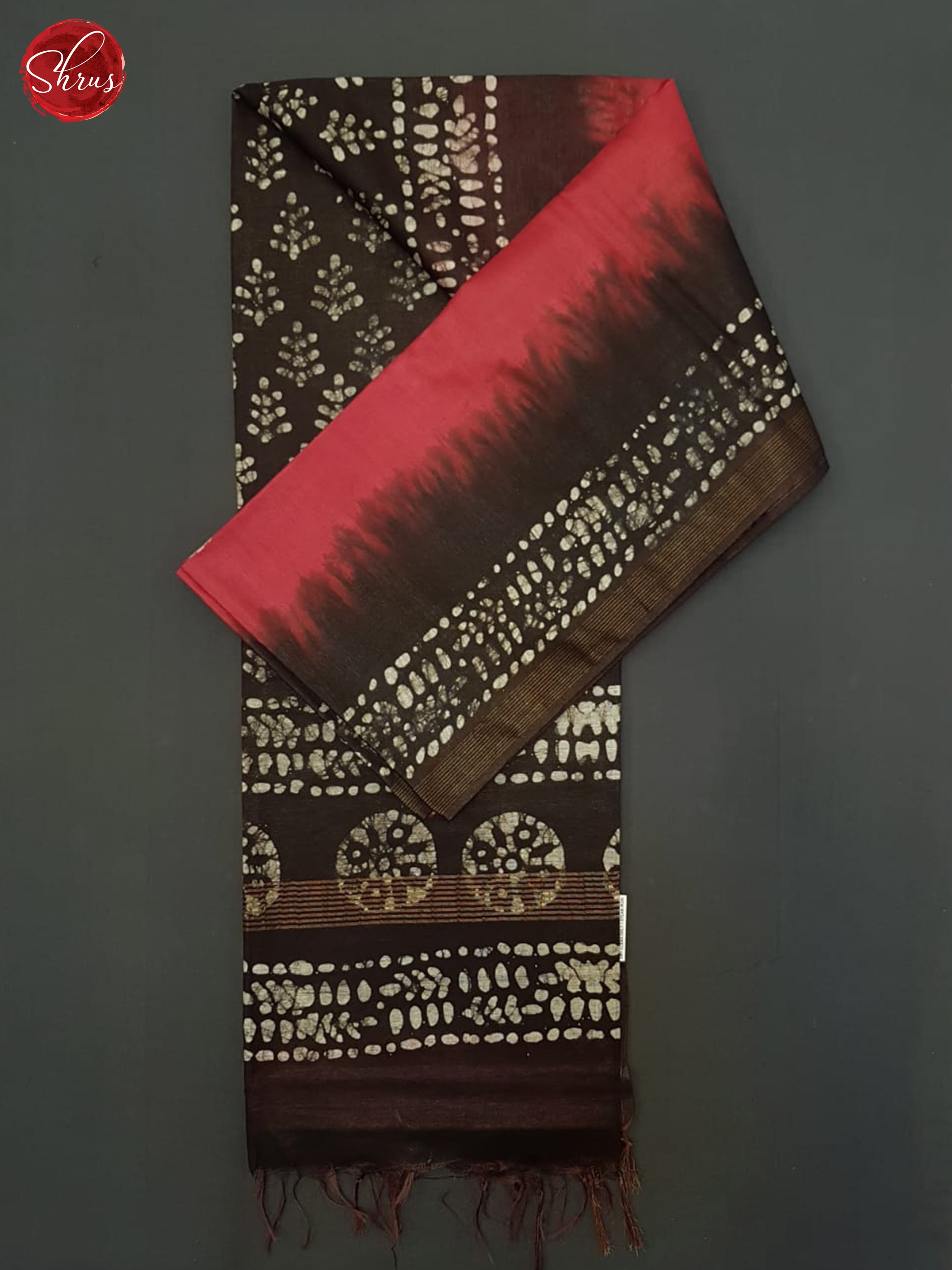 Red And Brown- Bhatik Saree - Shop on ShrusEternity.com