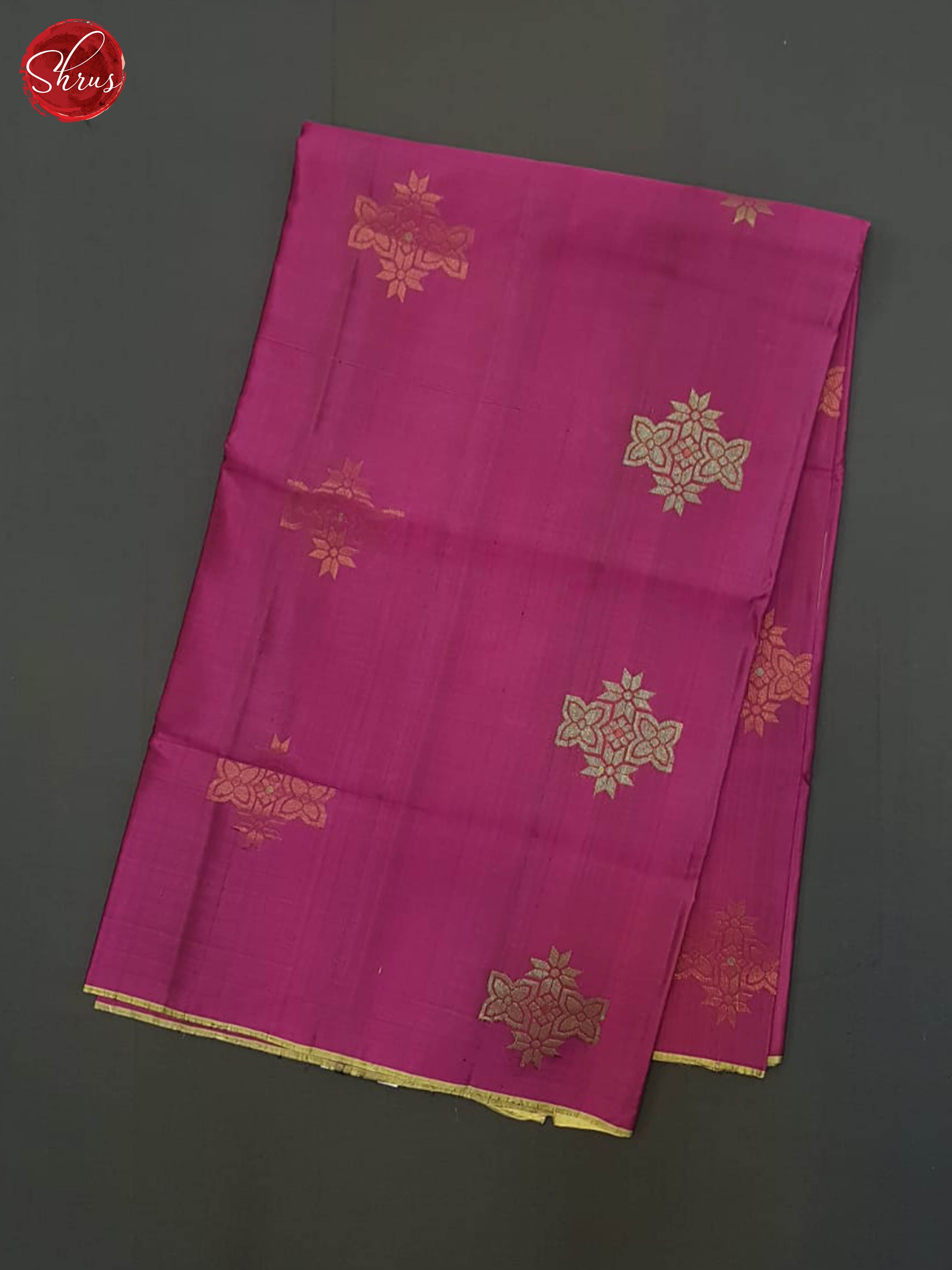 Wine And Beige- Soft Silk Half-pure Saree - Shop on ShrusEternity.com