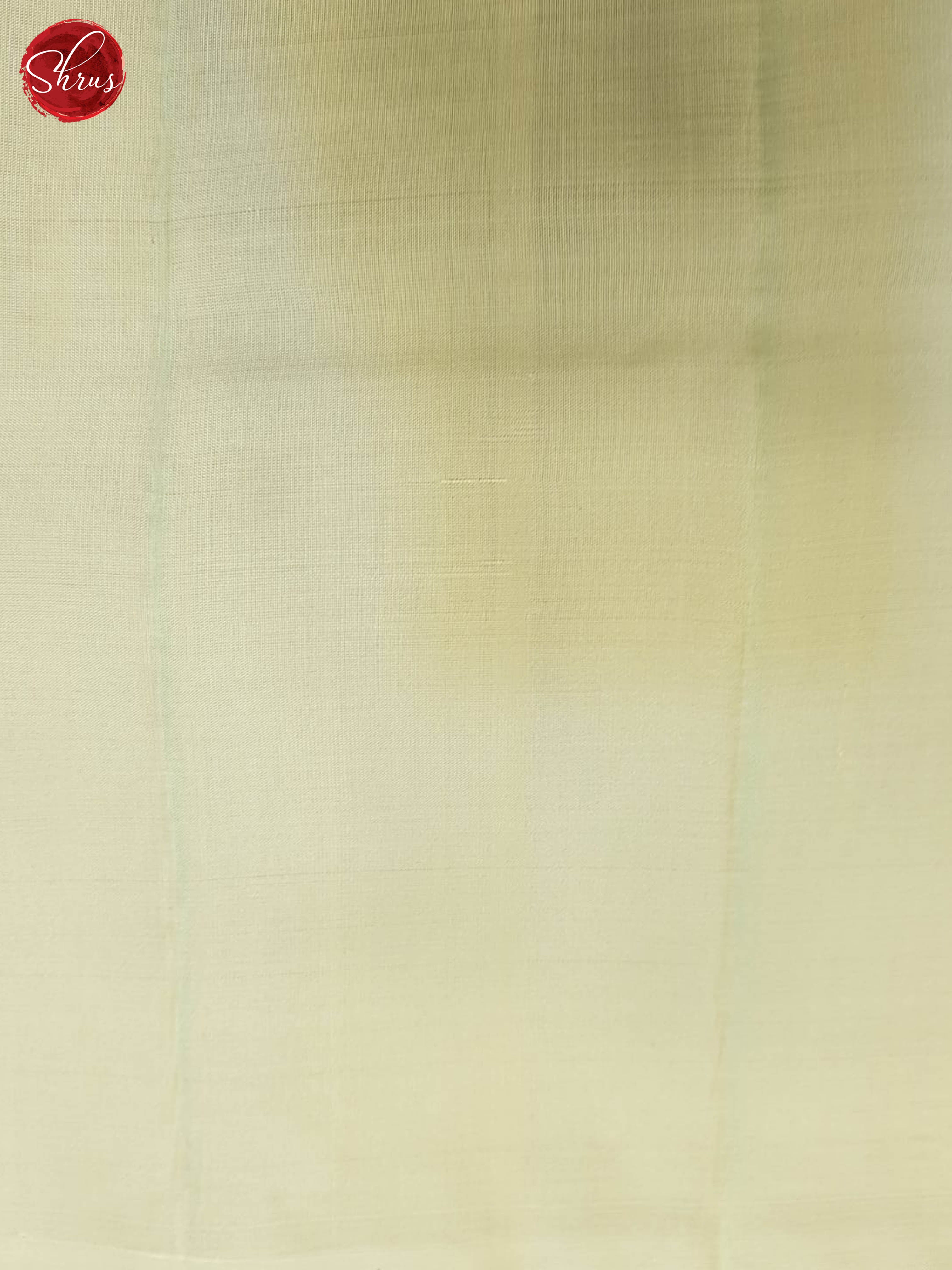 Cream And Green- Soft Silk Half-pure Saree - Shop on ShrusEternity.com