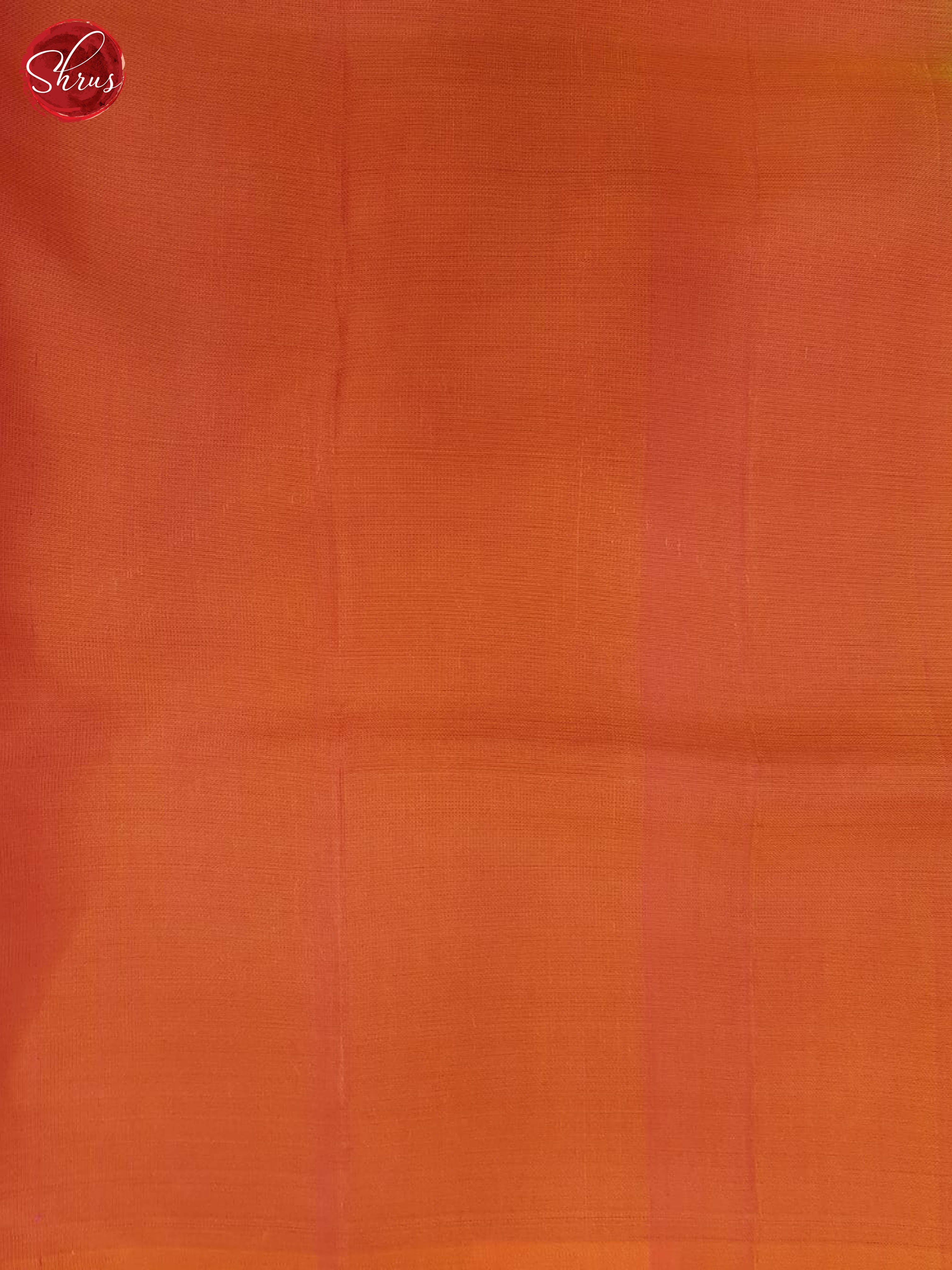 Green And Orange - Soft Silk half-pure Saree - Shop on ShrusEternity.com