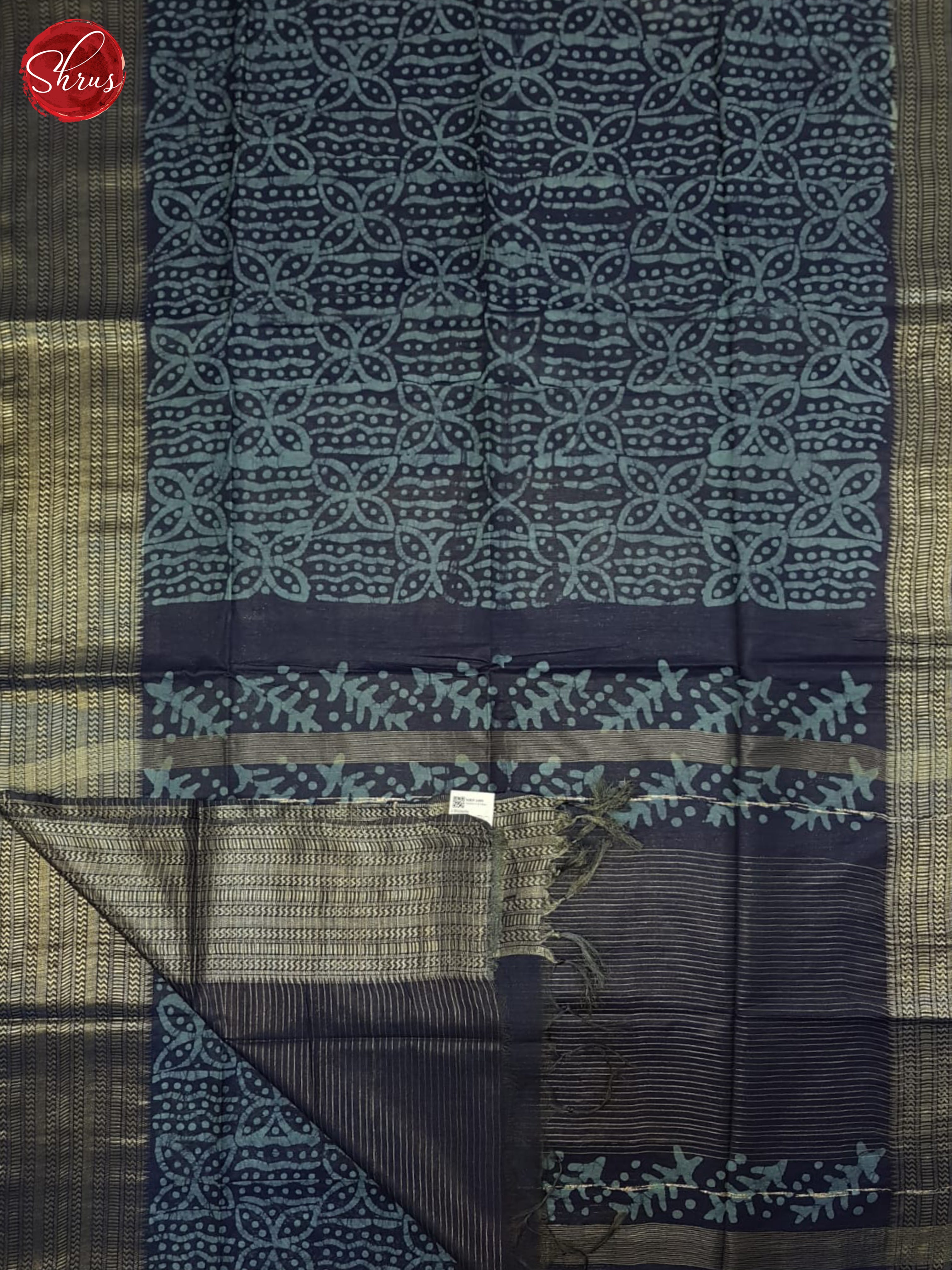 Blue(Single Tone)- Bhatik Saree - Shop on ShrusEternity.com