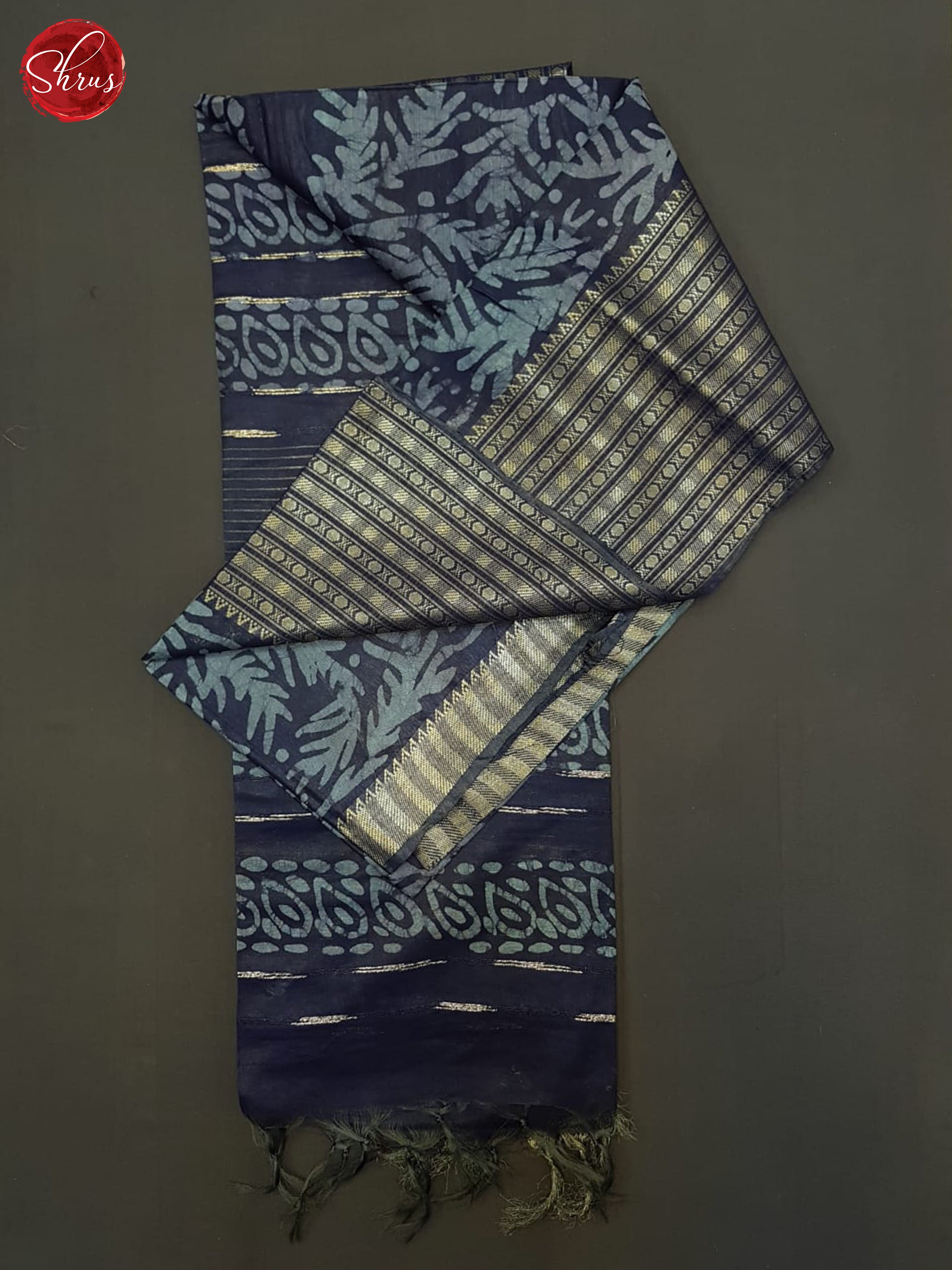 Blue(Single Tone)- Bhatik Saree - Shop on ShrusEternity.com