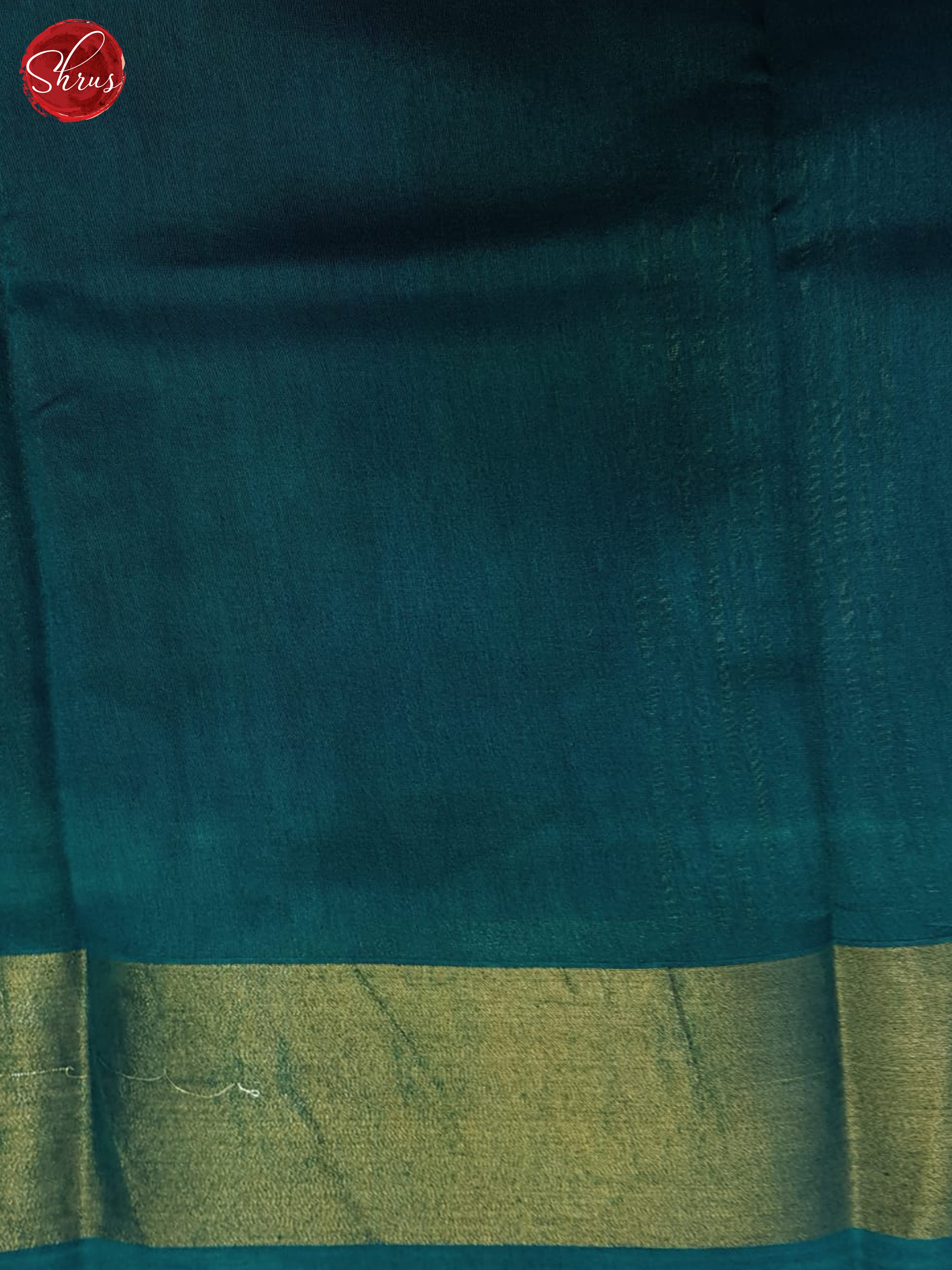 Navy Blue & Blue - Moonga Silk Saree - Shop on ShrusEternity.com