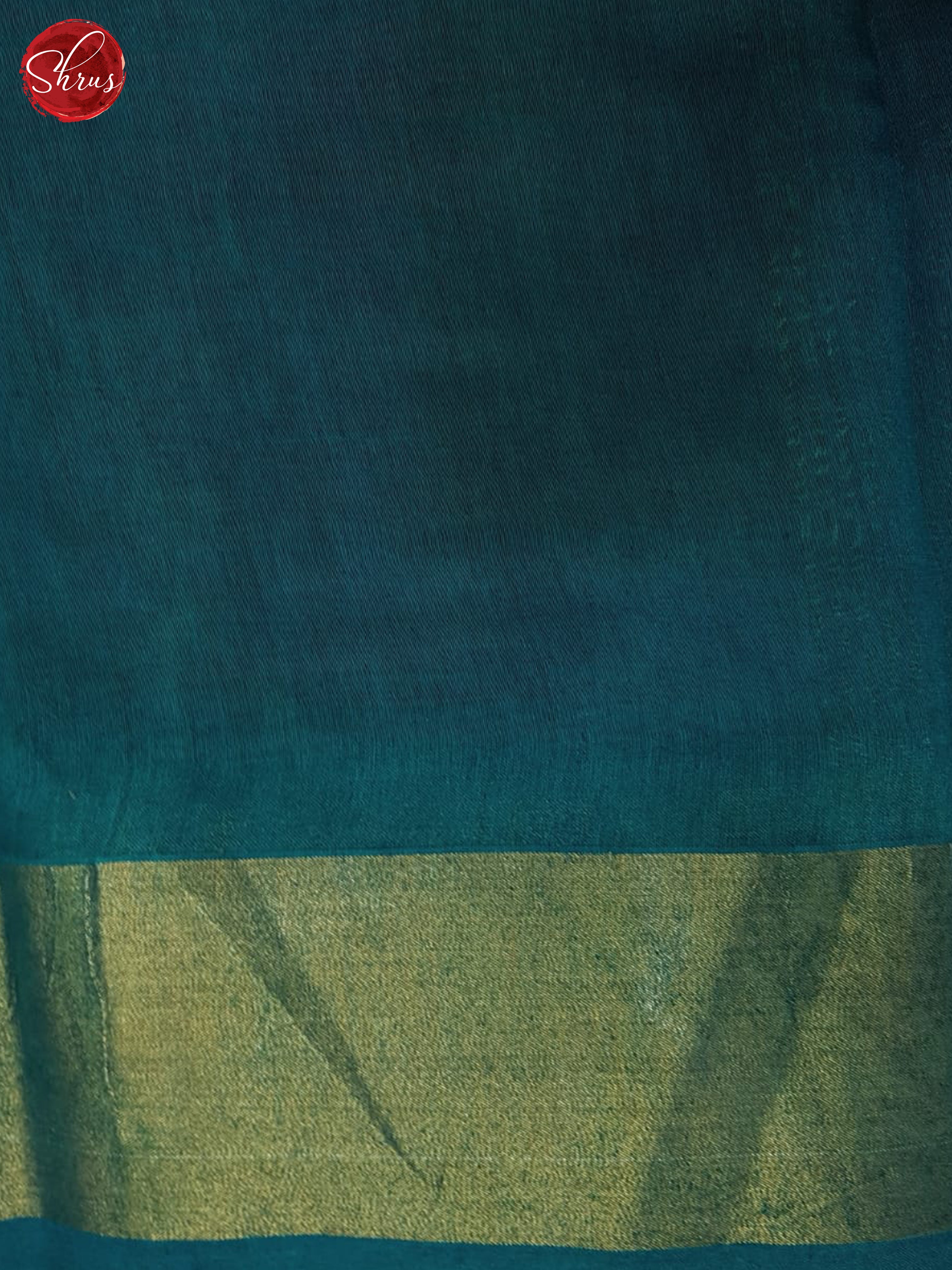 Navy Blue & Blue- Moonga Silk Saree - Shop on ShrusEternity.com