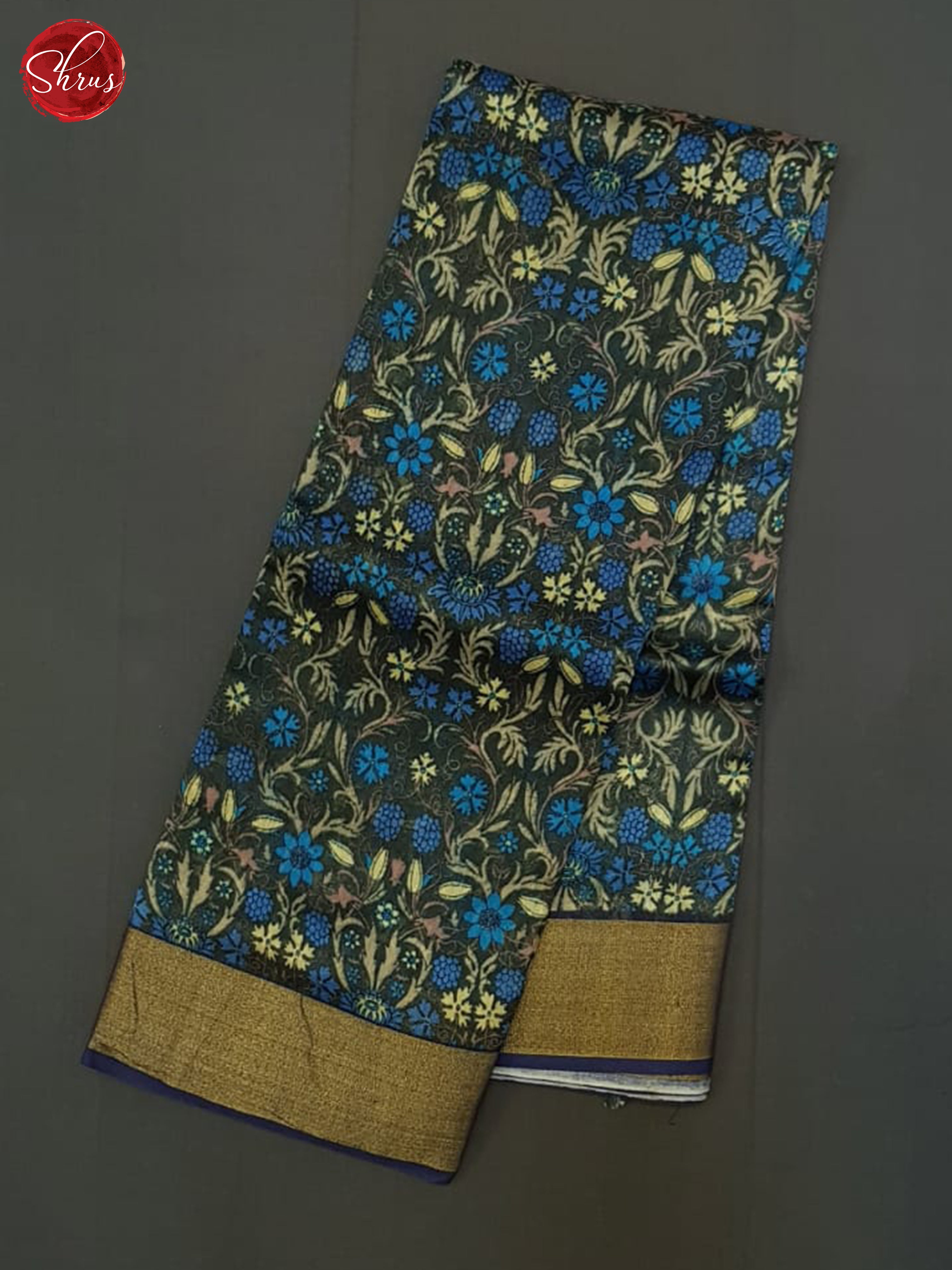 Green & Blue- Moonga Silk Saree - Shop on ShrusEternity.com