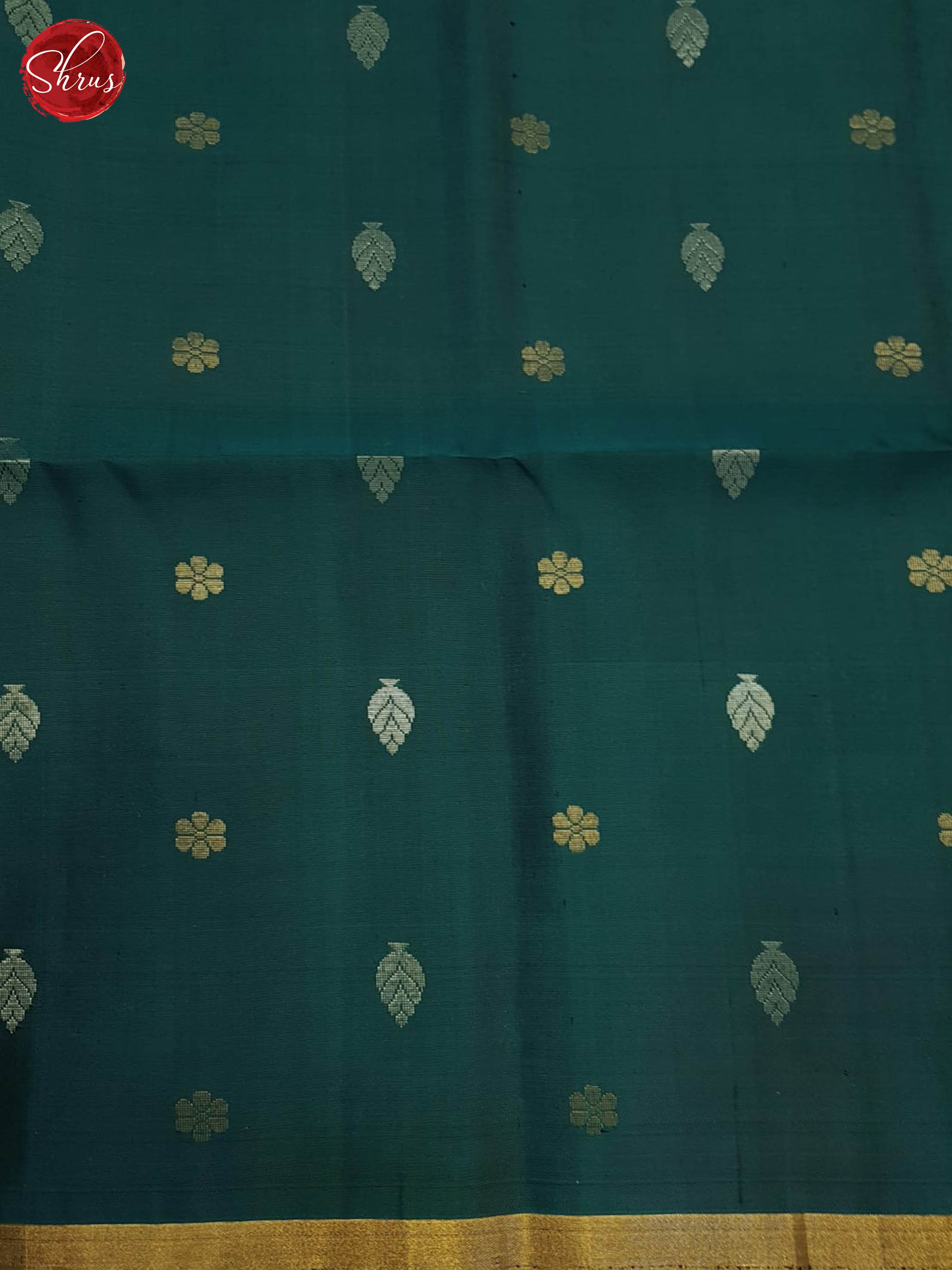 Green And Blue- Soft Silk Saree - Shop on ShrusEternity.com