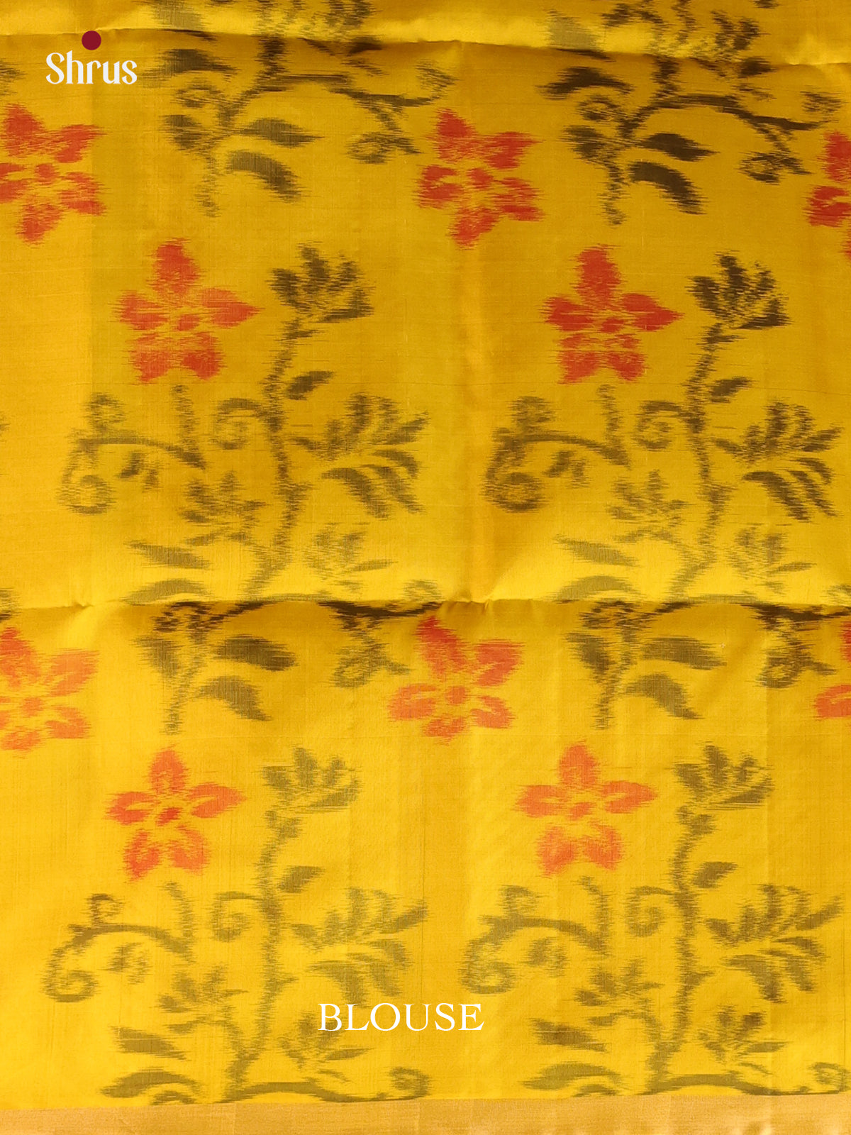 Yellow & Black - Soft Silk Saree - Shop on ShrusEternity.com