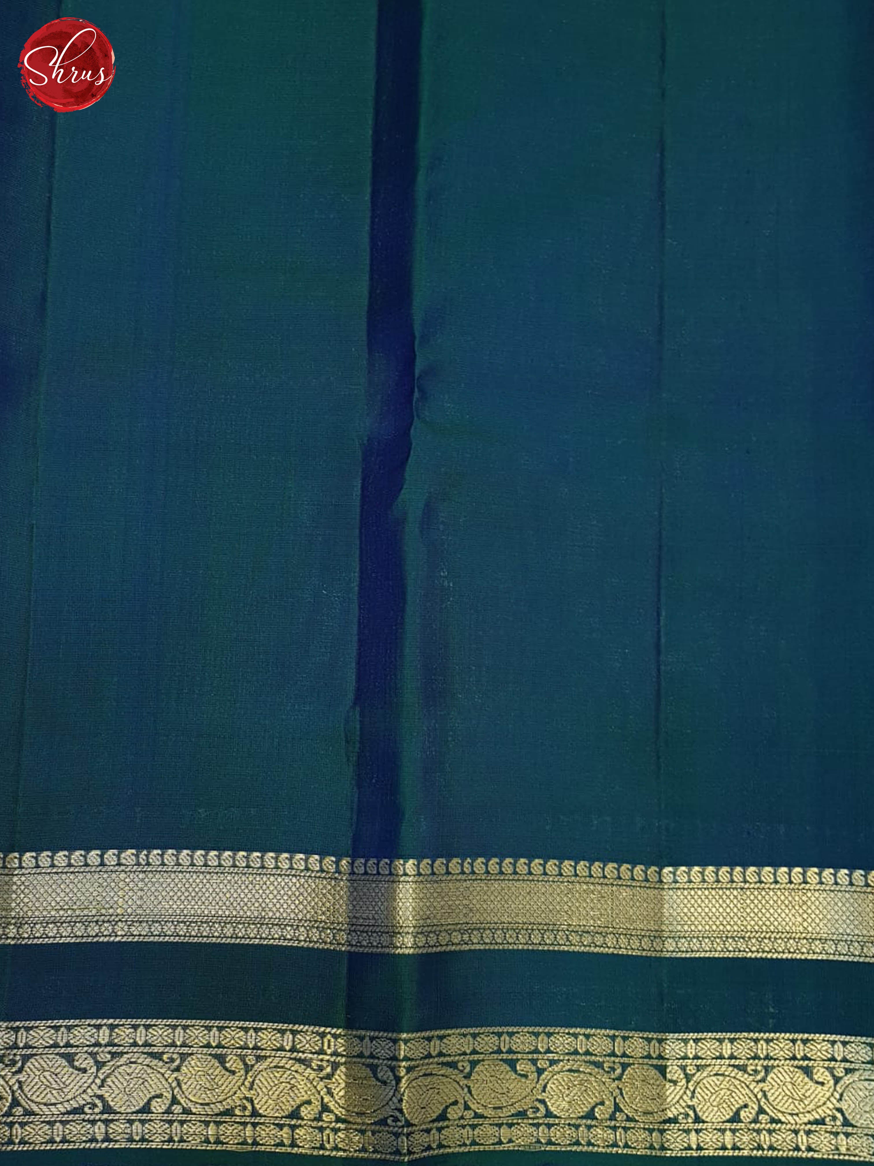 Purple And Peacock Blue- Soft Silk Saree - Shop on ShrusEternity.com