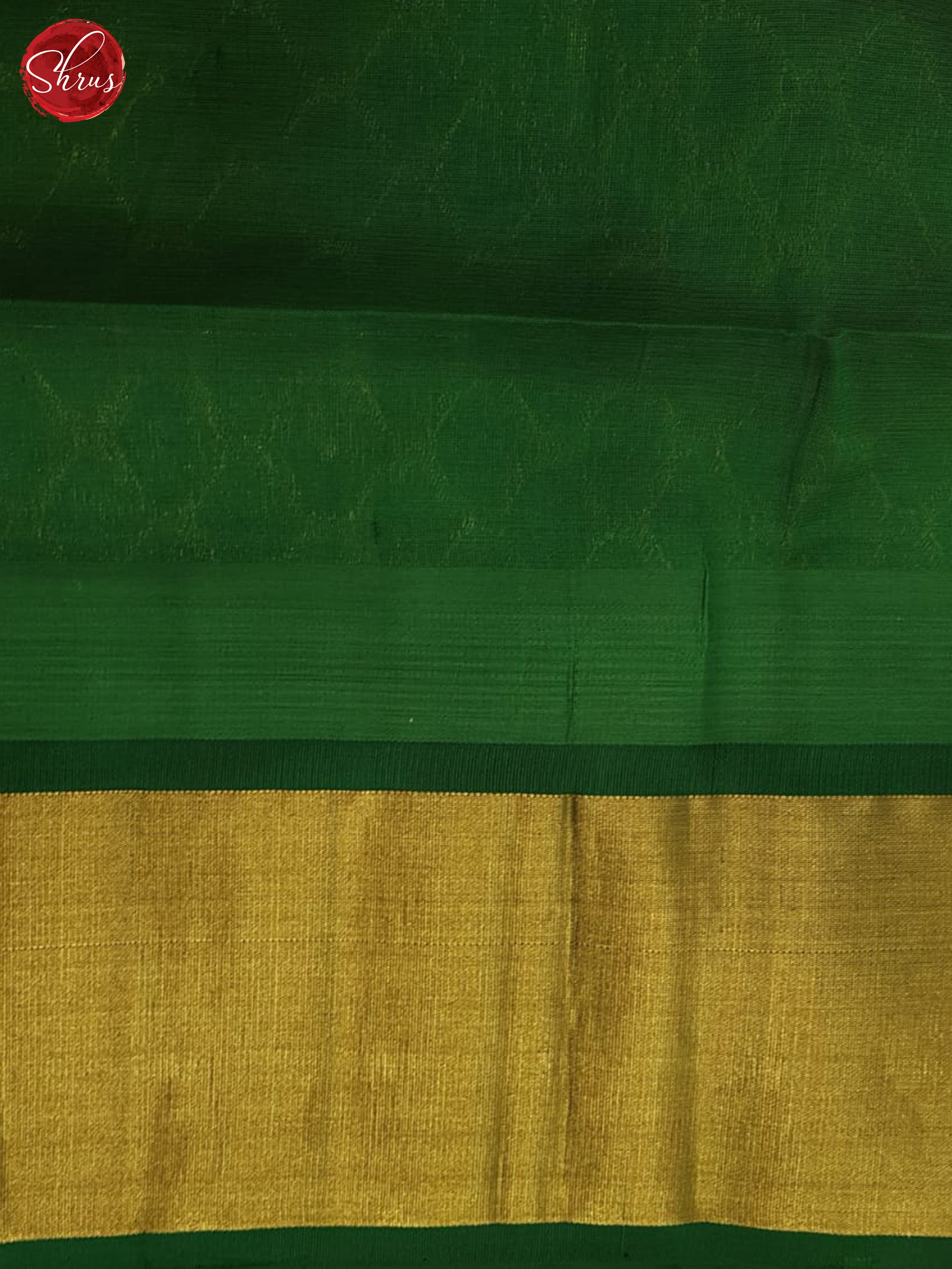 Light Green & Green - Silk Cotton Saree - Shop on ShrusEternity.com