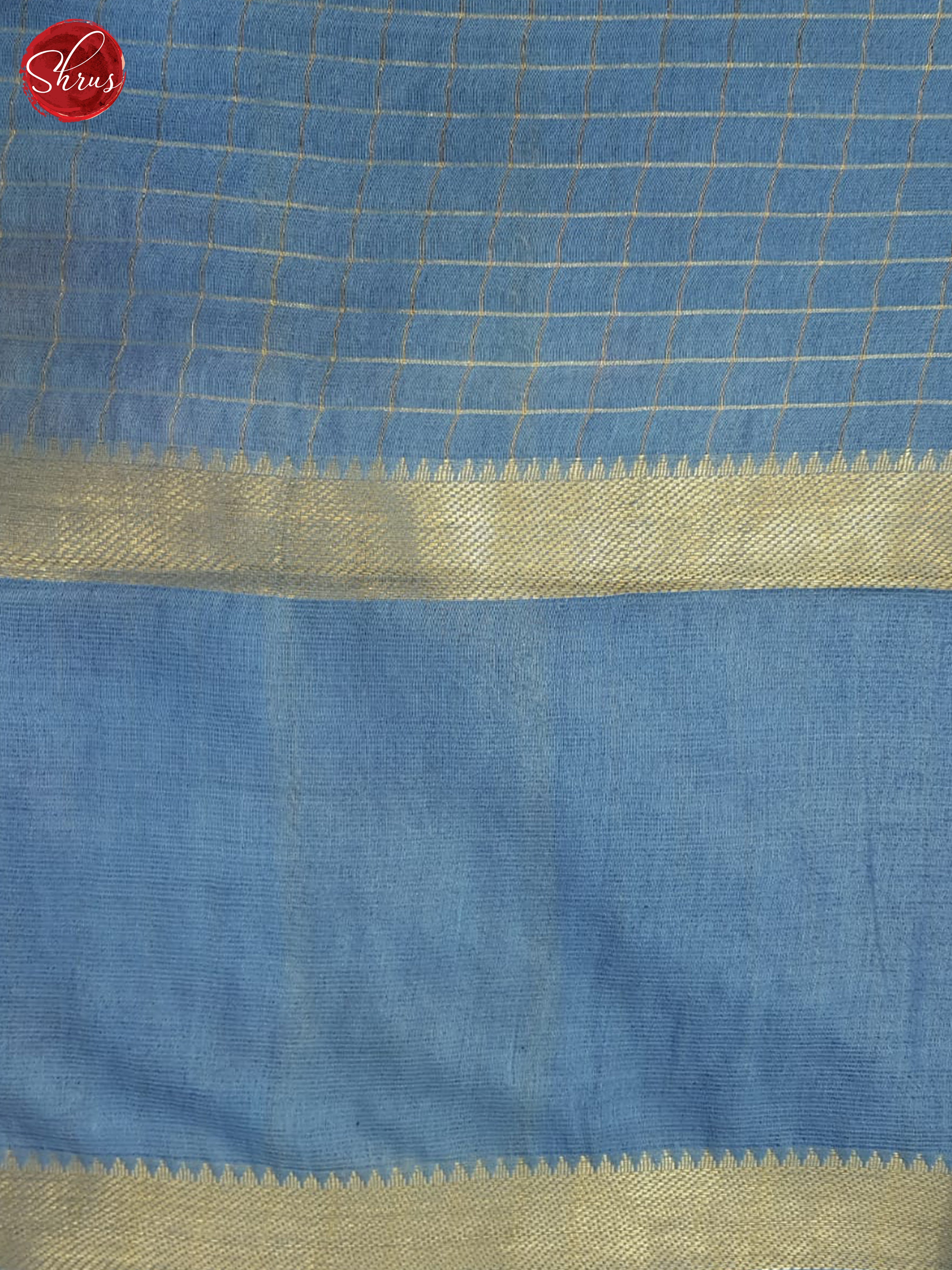 Navy Blue & Blue - Shibori saree - Shop on ShrusEternity.com
