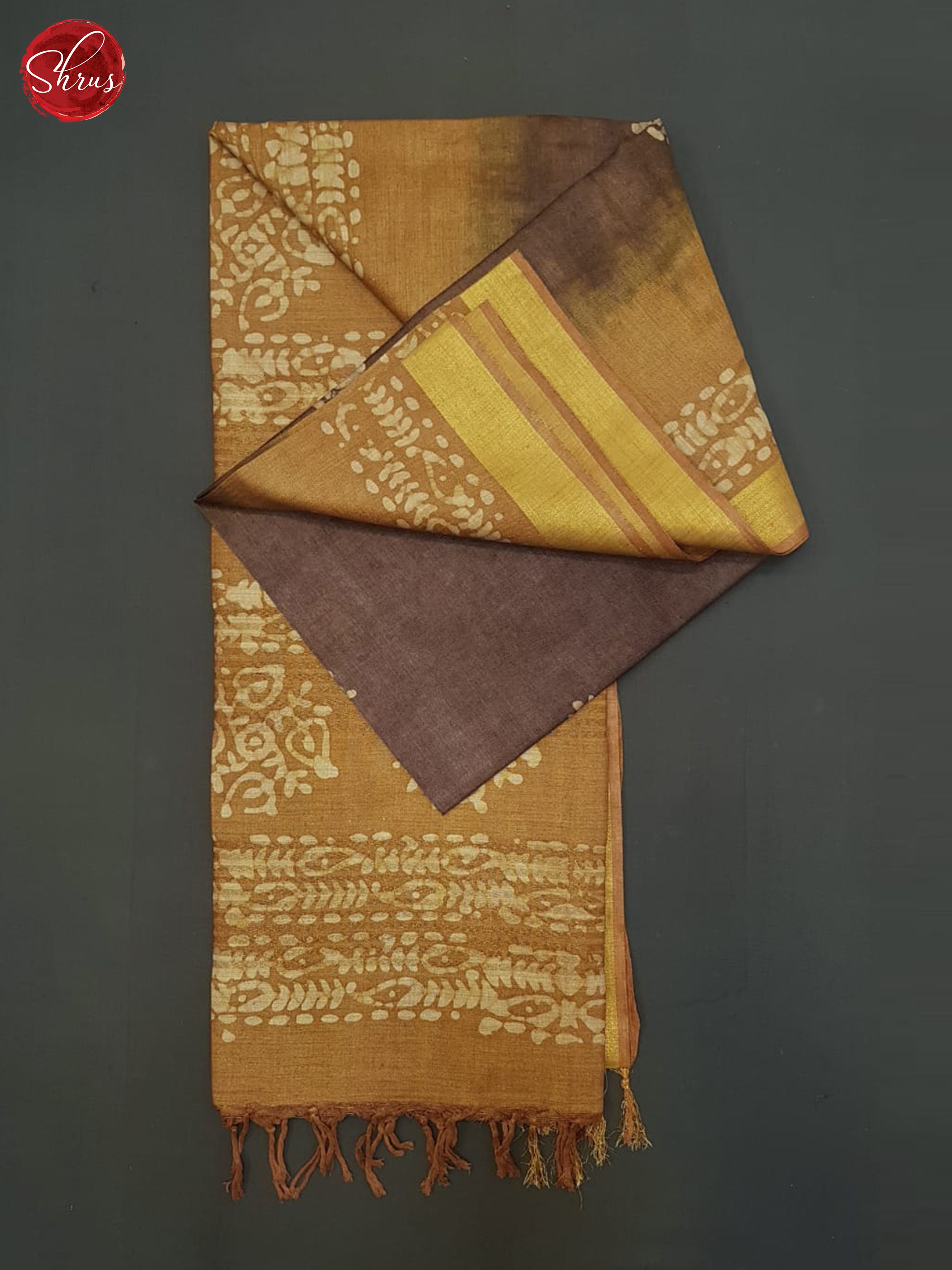 Brown And Mustard- Bhatik Saree - Shop on ShrusEternity.com