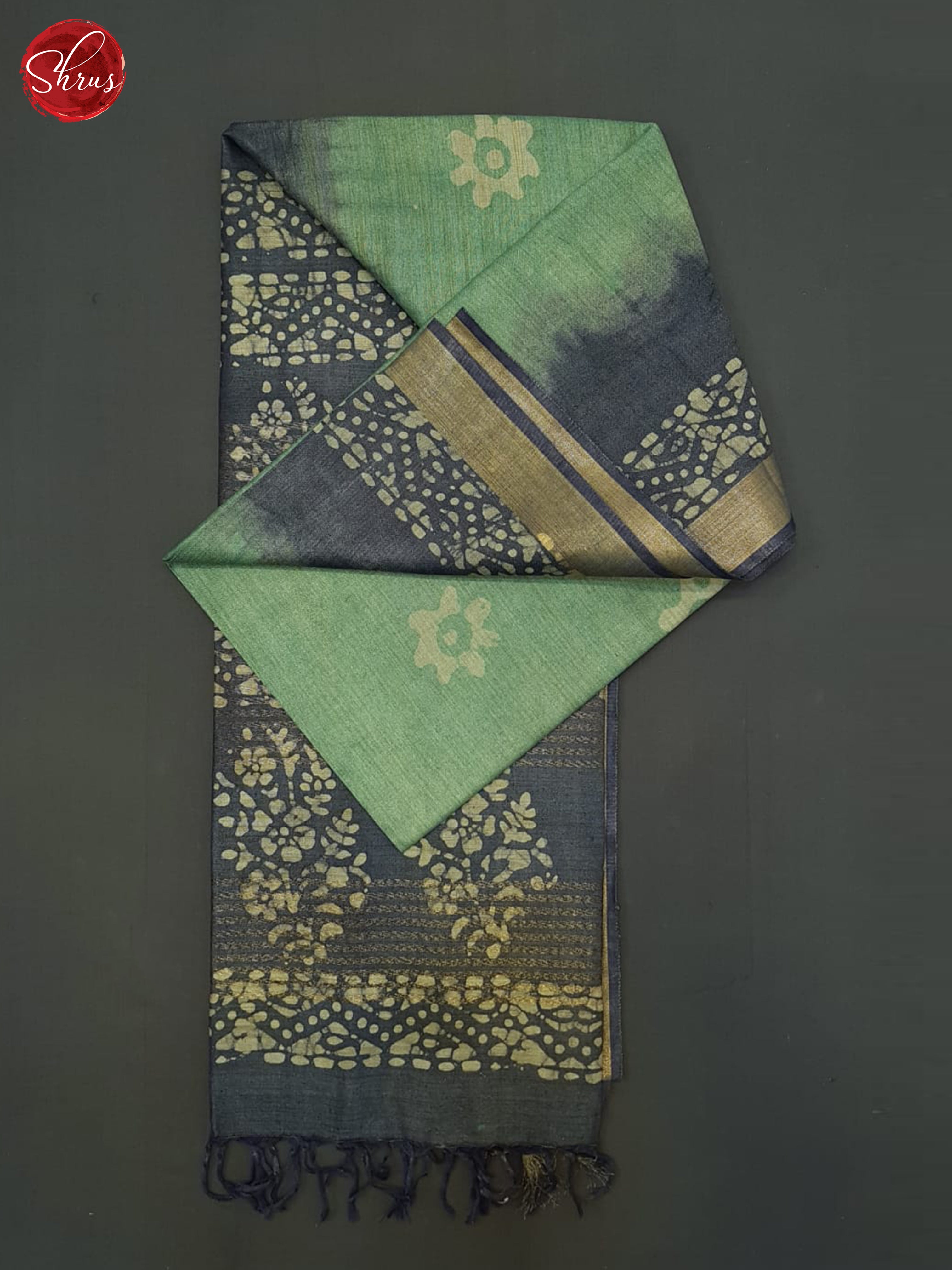 Green And Blue- Bhatik Saree - Shop on ShrusEternity.com
