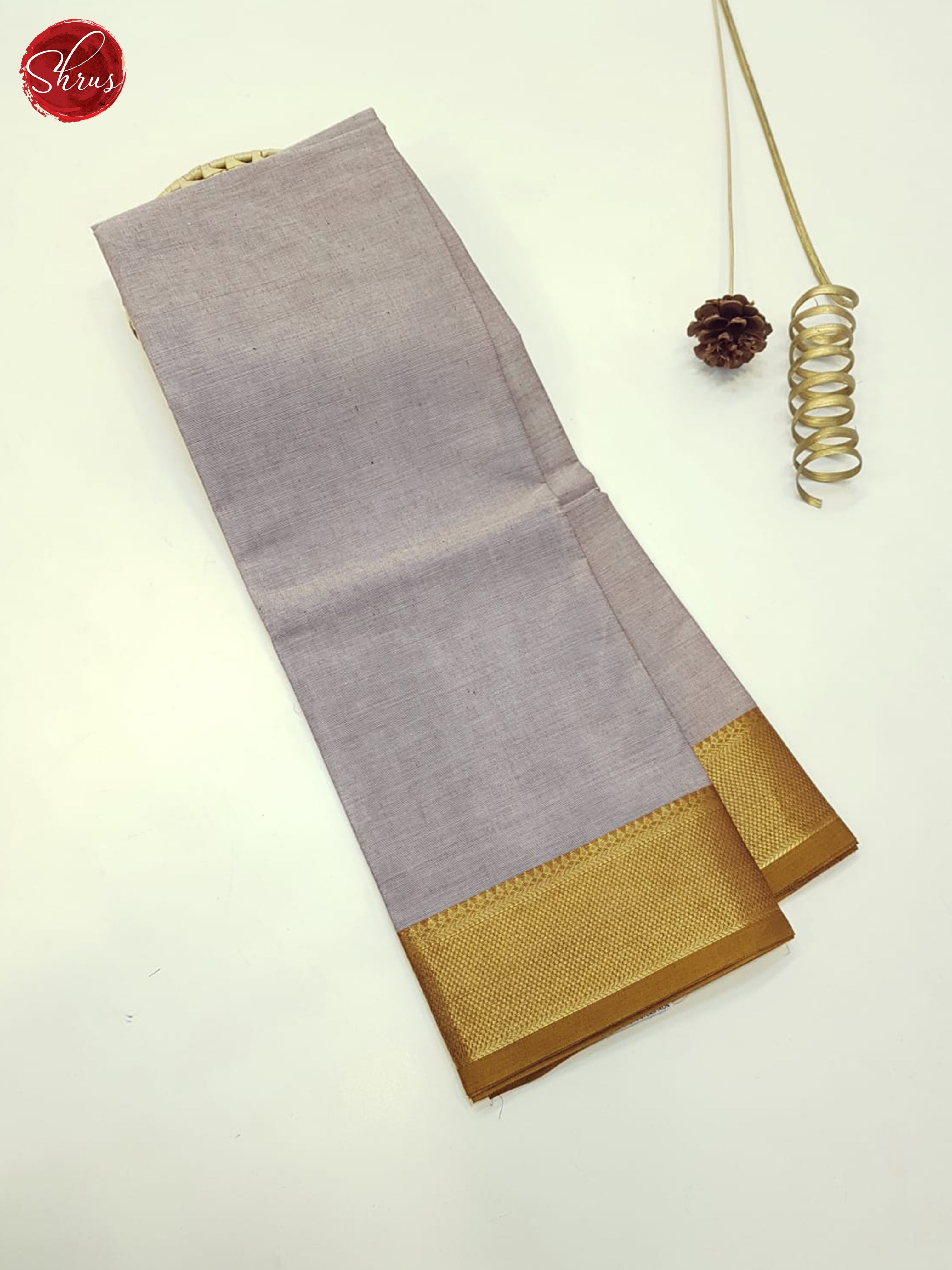 Mauve And Mustard- Unstitched Chettinad Cotton top - Shop on ShrusEternity.com