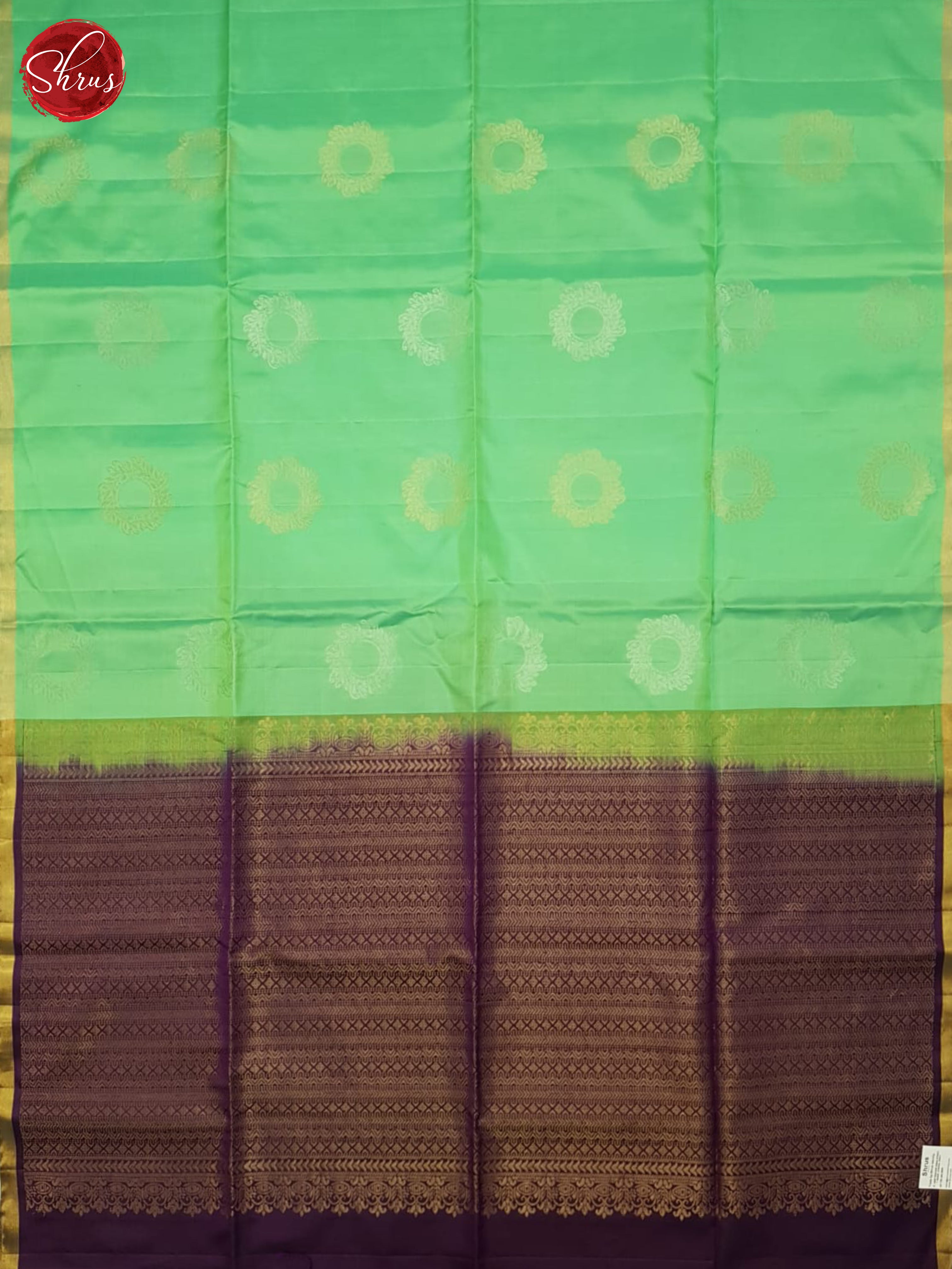 Green And Purple- Soft Silk Saree - Shop on ShrusEternity.com