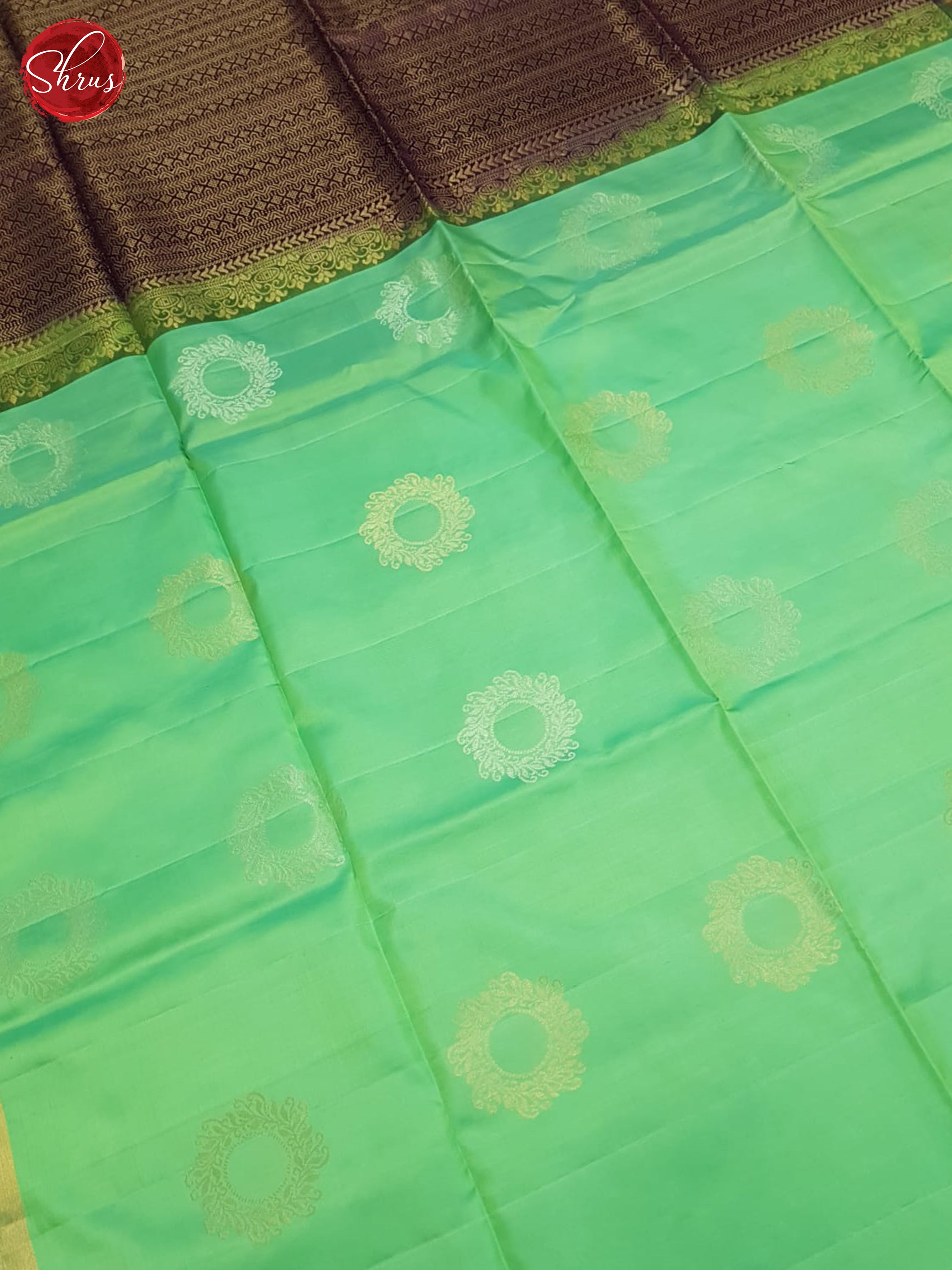 Green And Purple- Soft Silk Saree - Shop on ShrusEternity.com