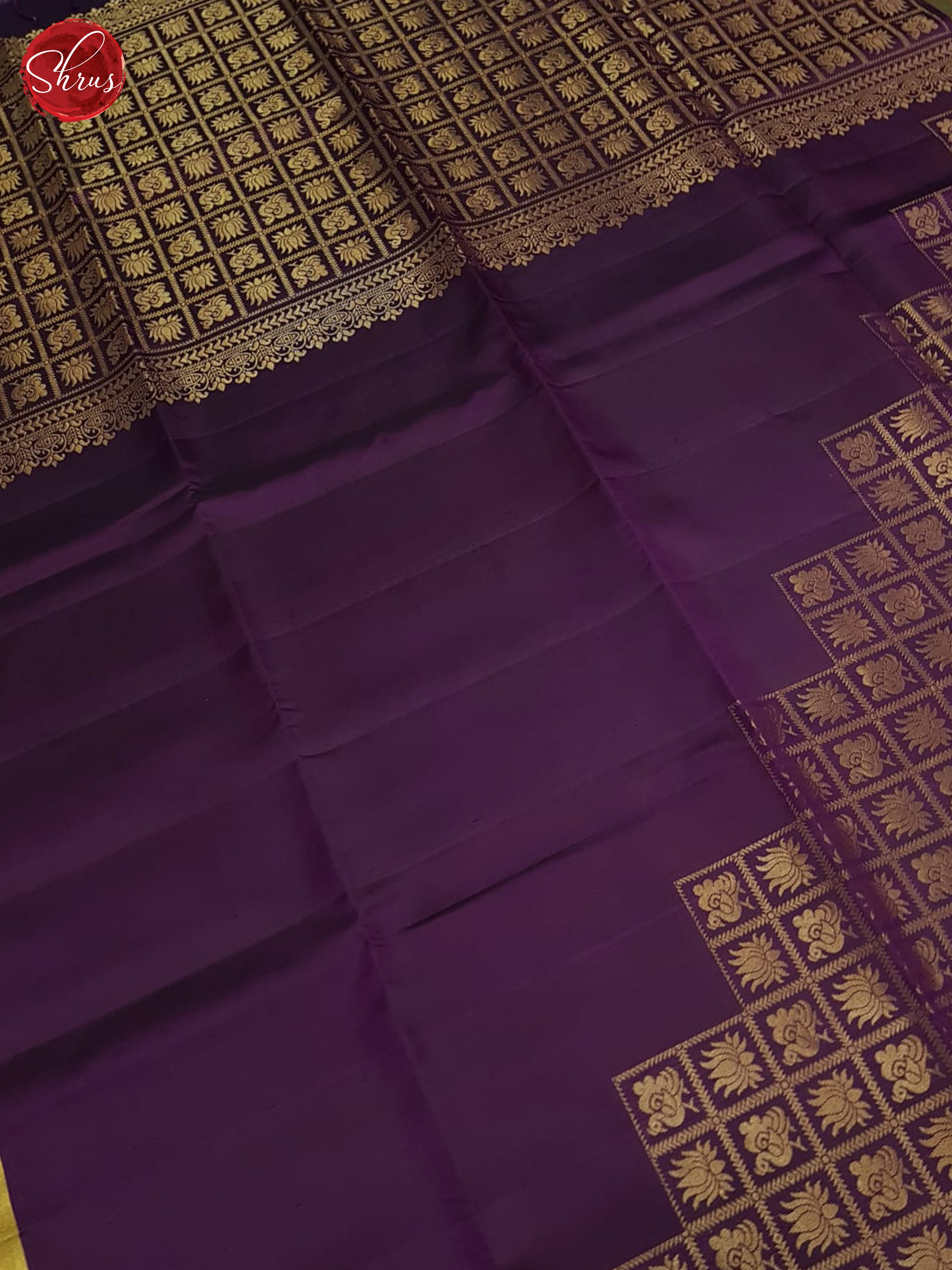 Purple(Single Tone)- Soft silk Saree - Shop on ShrusEternity.com