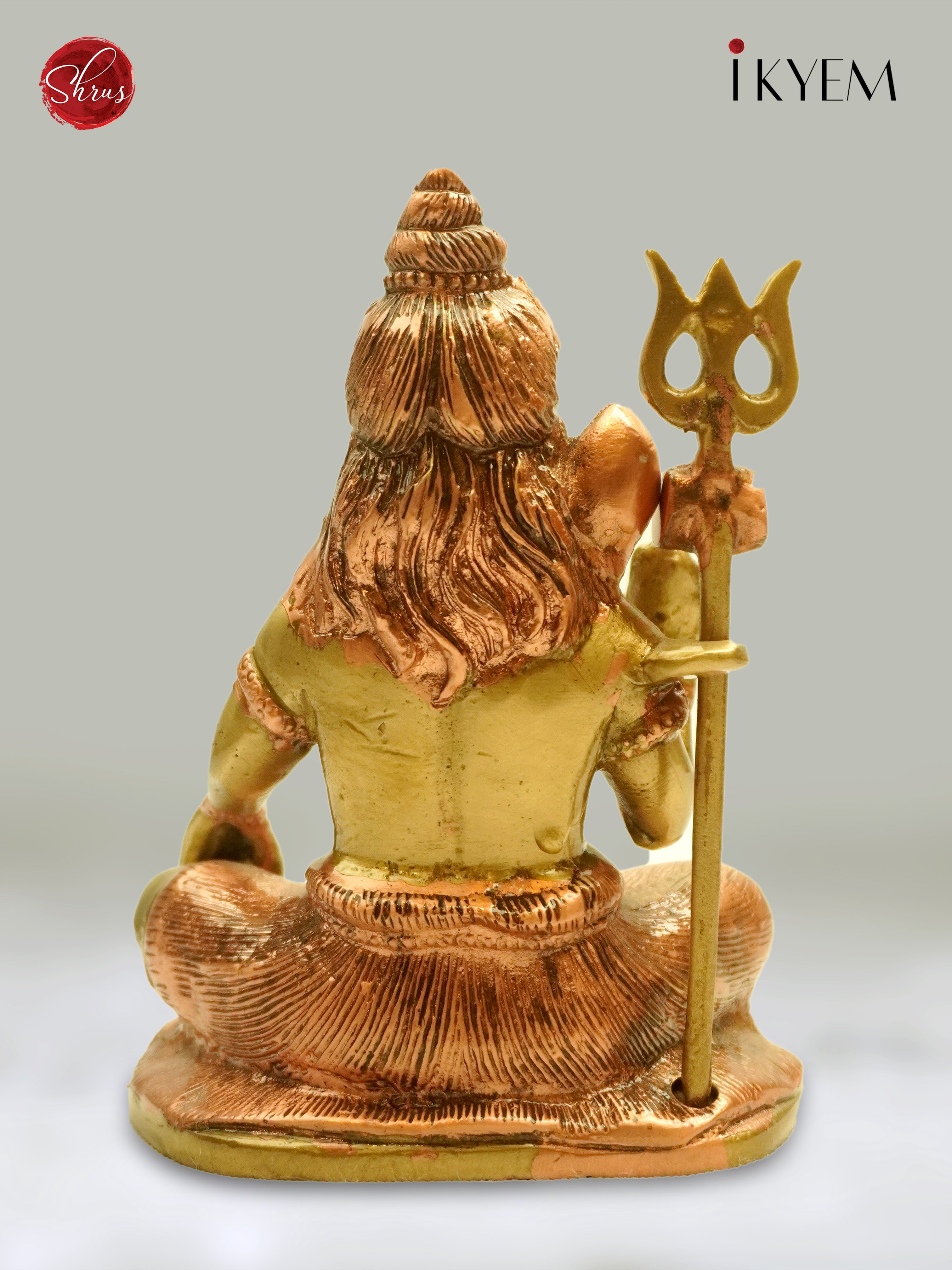 Lord Shiva in Dual tone (Brass & Copper), Feature rich. Perfect for your pooja room - Shop on ShrusEternity.com
