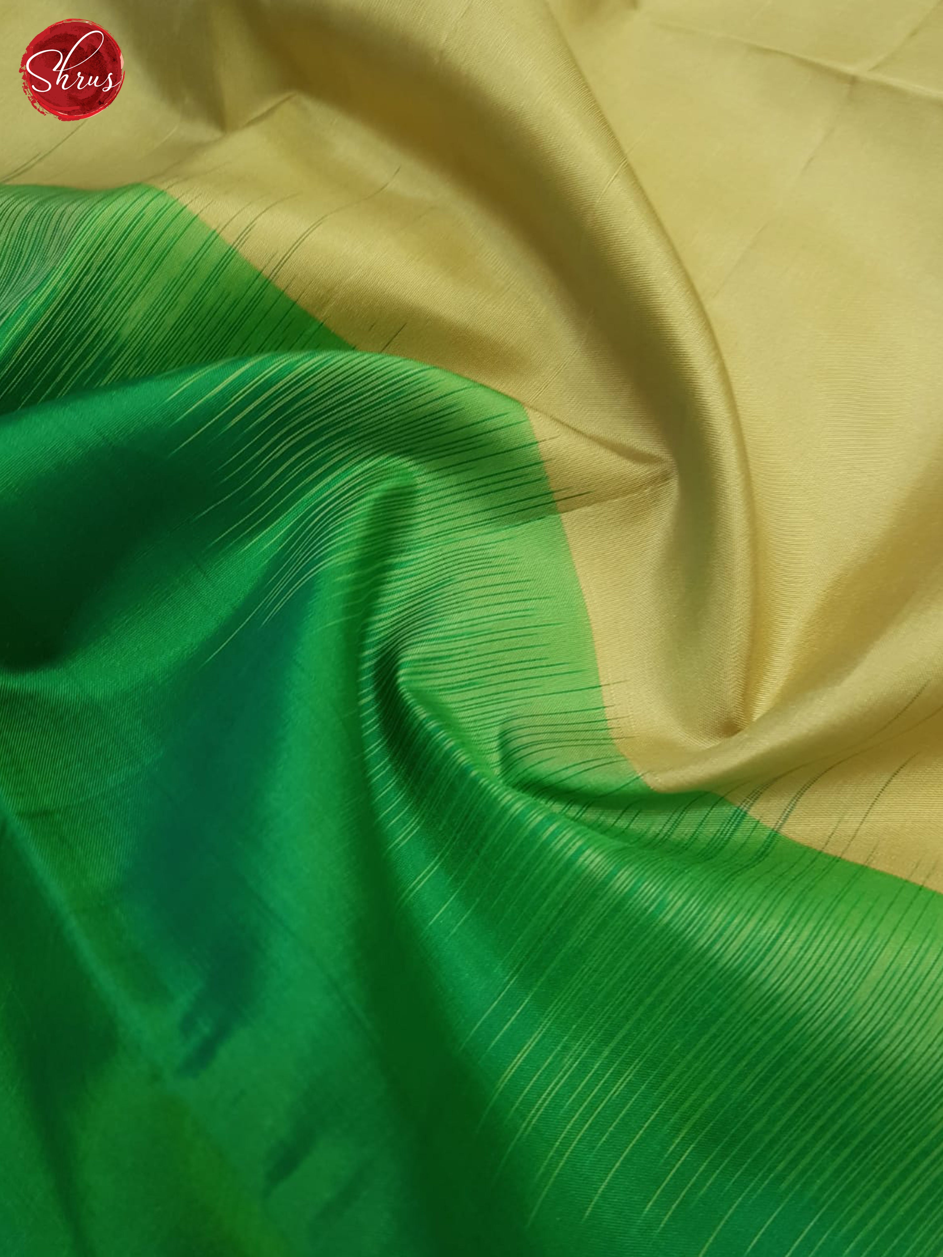 Beige And Blue- soft silk saree - Shop on ShrusEternity.com