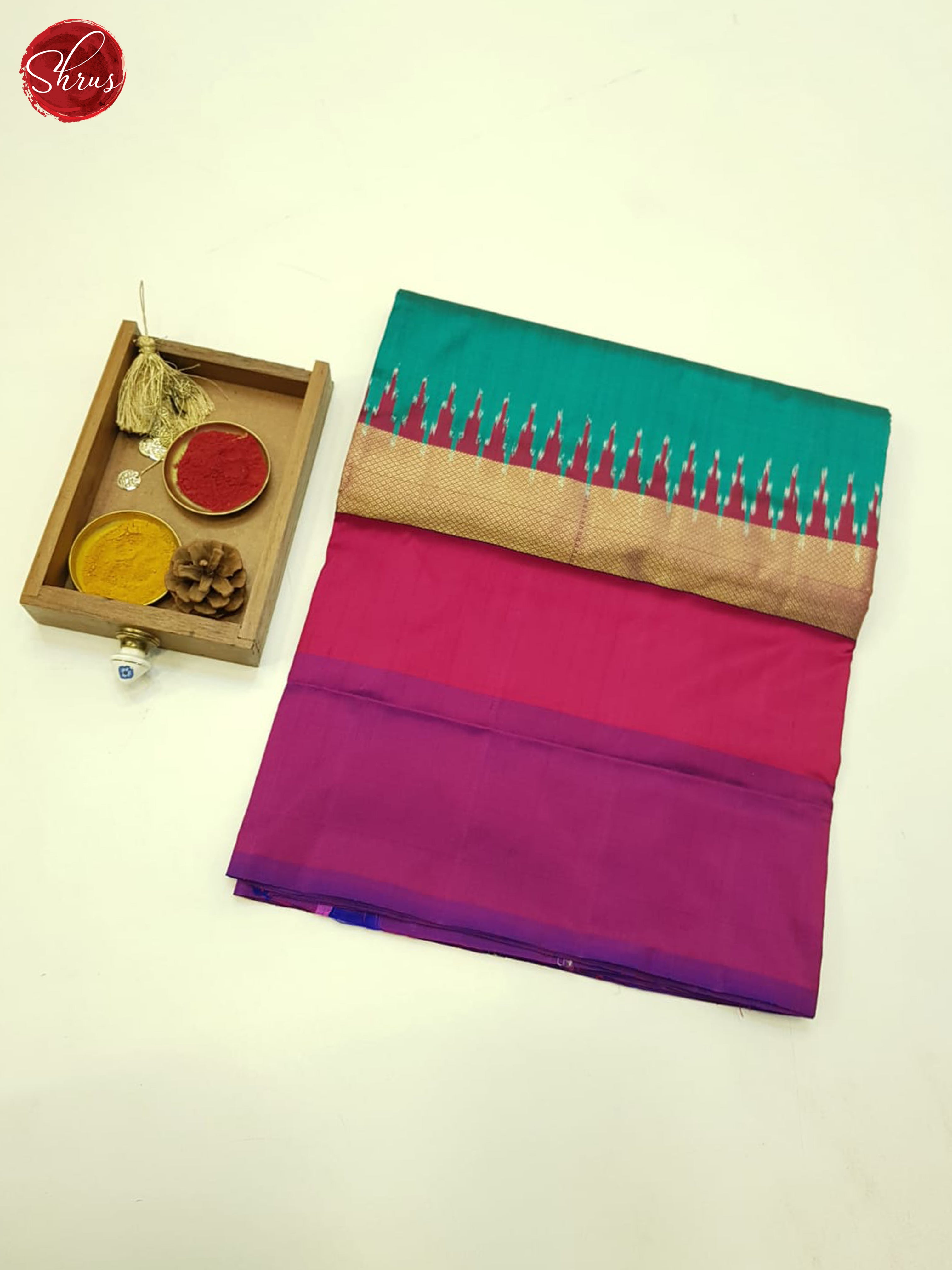 CBS16015 - Ikkat Silk Saree - Shop on ShrusEternity.com