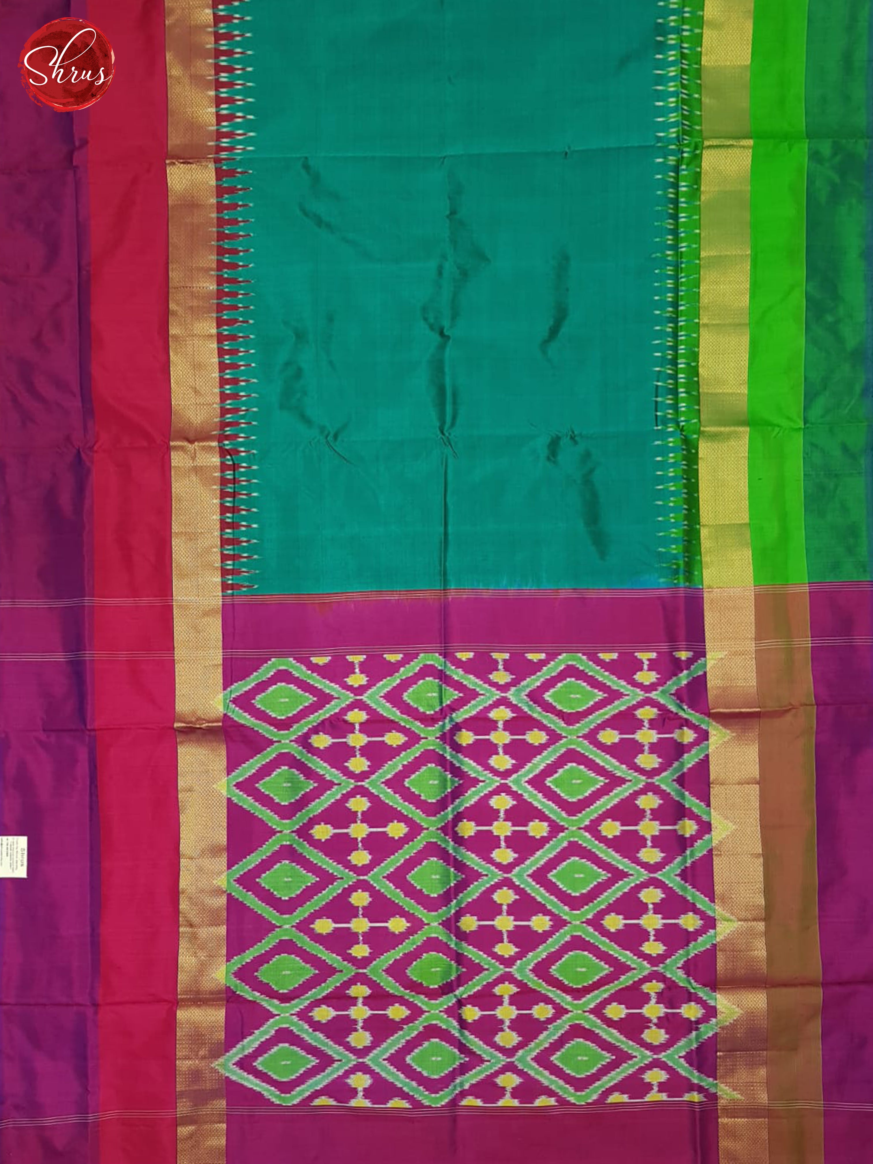 CBS16015 - Ikkat Silk Saree - Shop on ShrusEternity.com