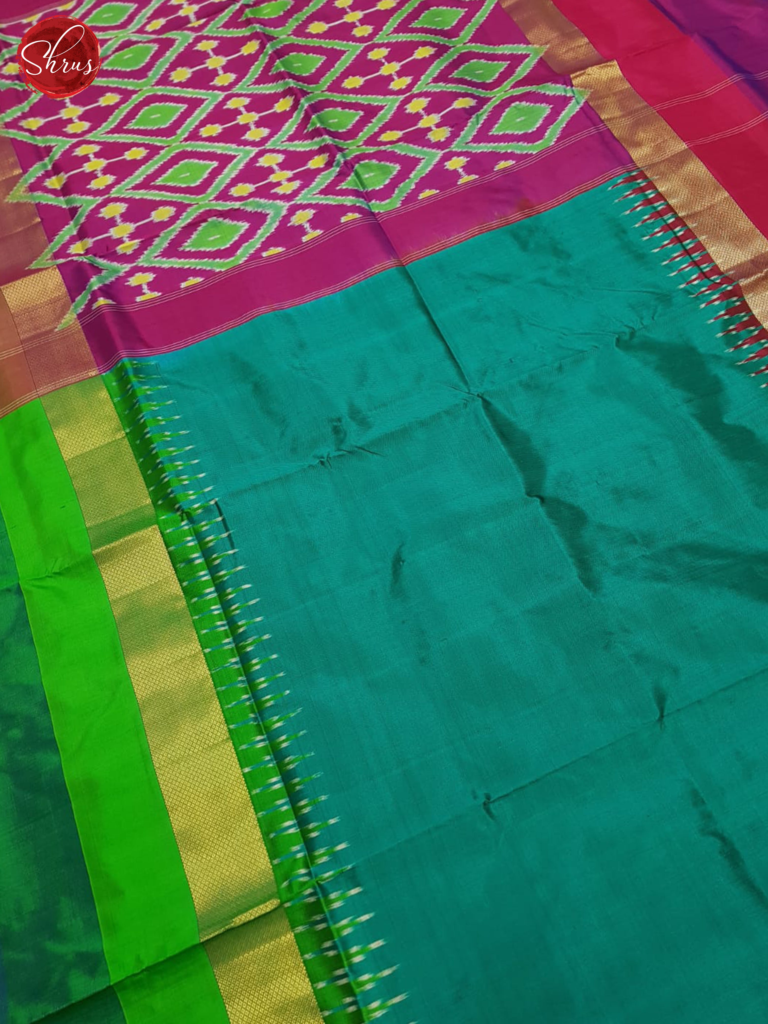 CBS16015 - Ikkat Silk Saree - Shop on ShrusEternity.com