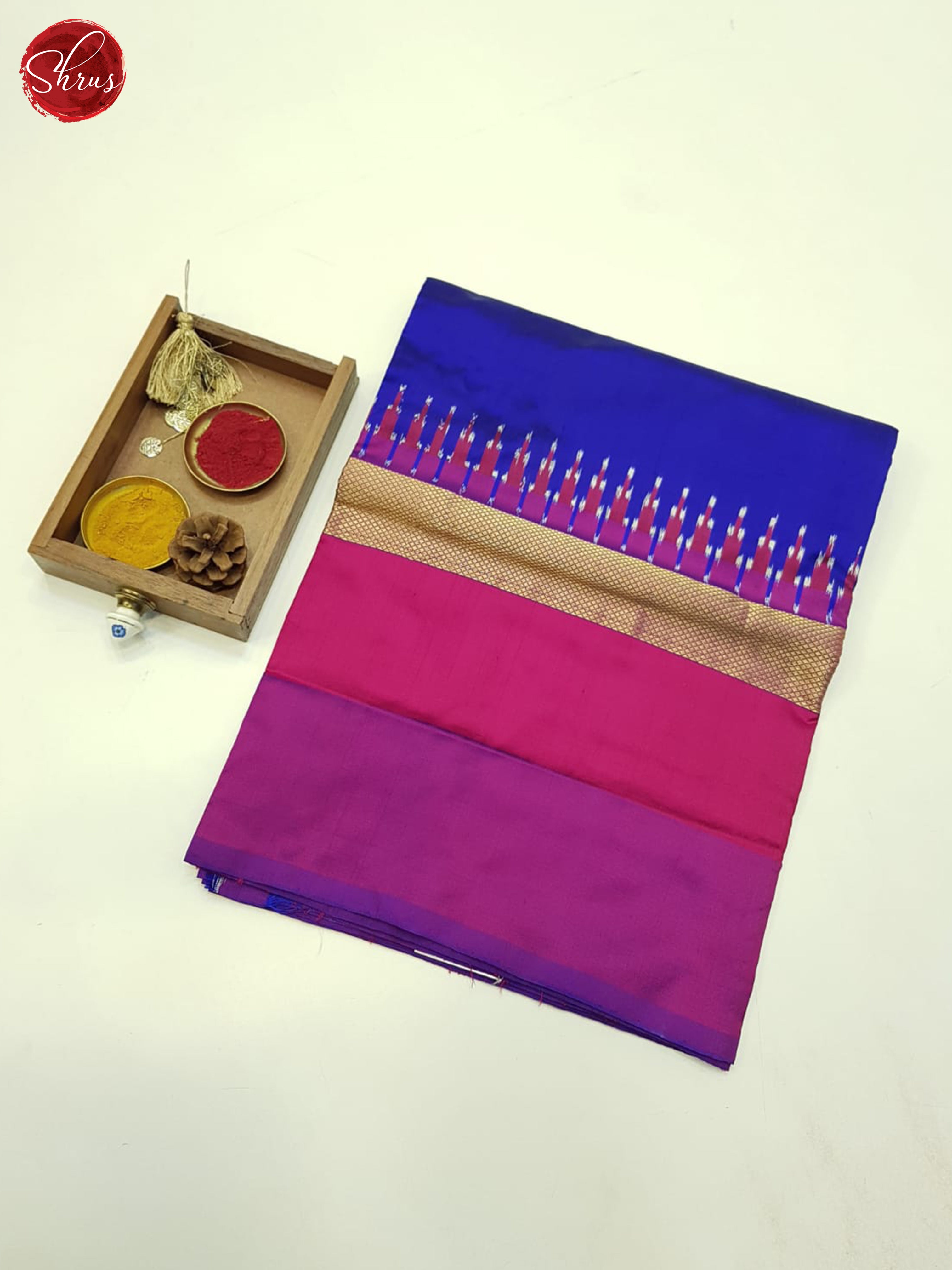 CBS16016 - Ikkat Silk Saree - Shop on ShrusEternity.com