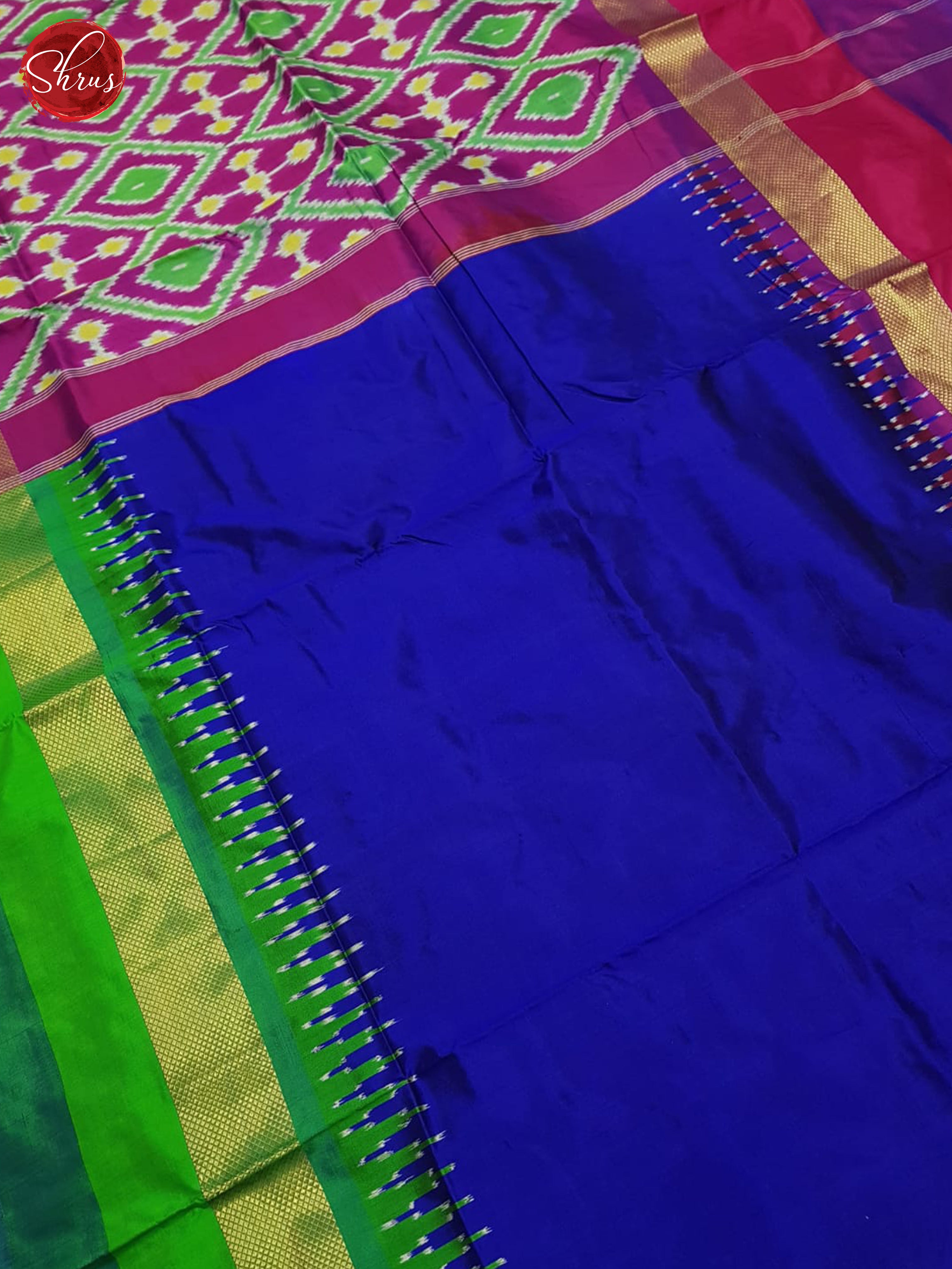 CBS16016 - Ikkat Silk Saree - Shop on ShrusEternity.com