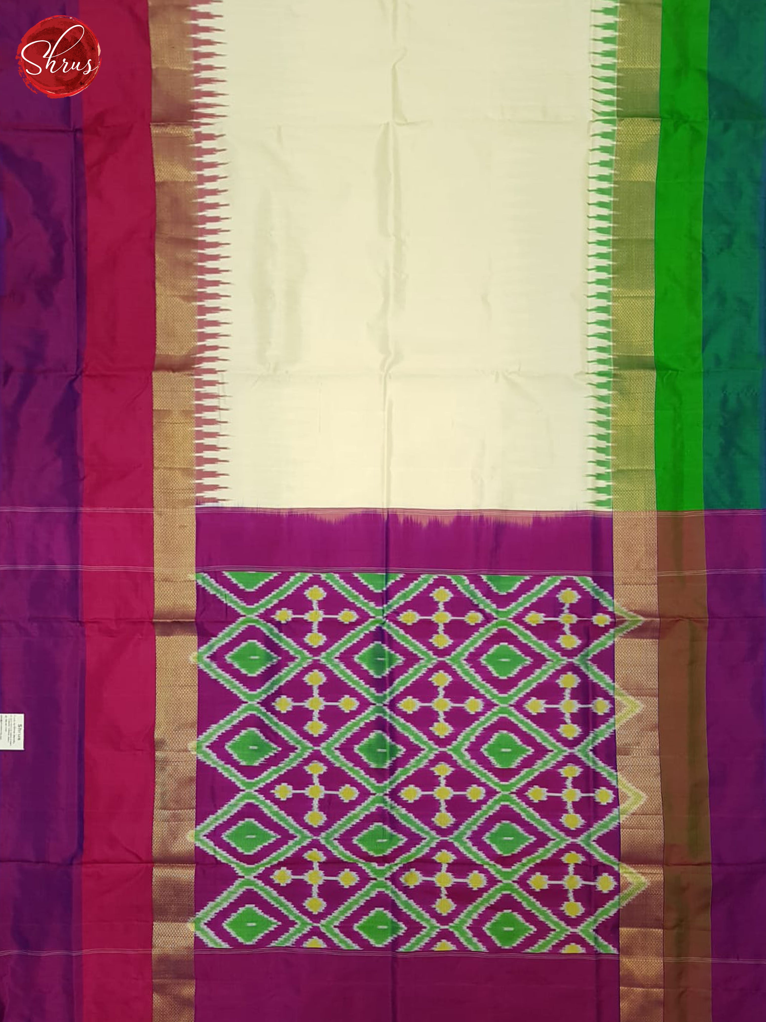 CBS16017 -Ikkat Silk Saree - Shop on ShrusEternity.com