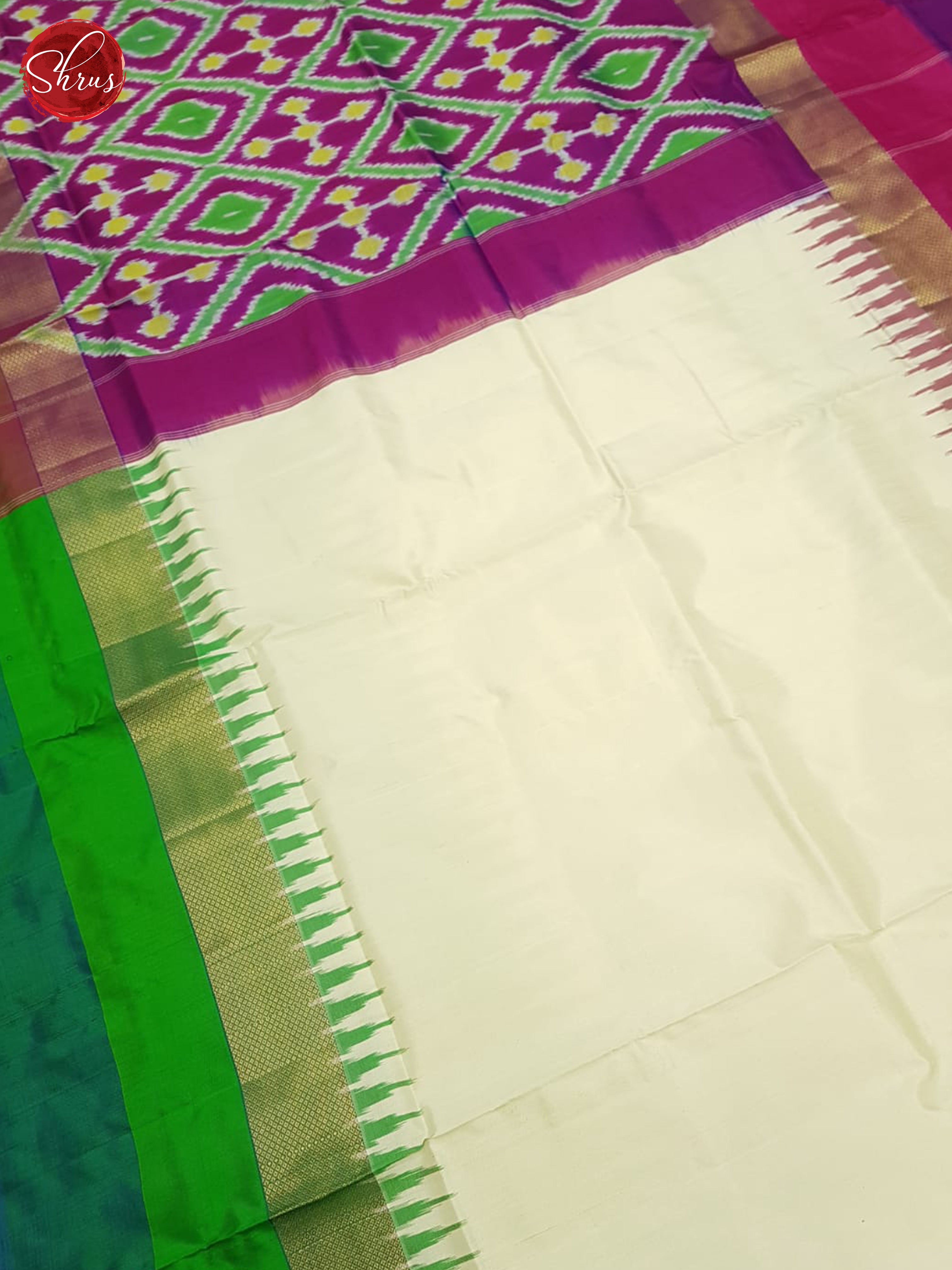 CBS16017 -Ikkat Silk Saree - Shop on ShrusEternity.com