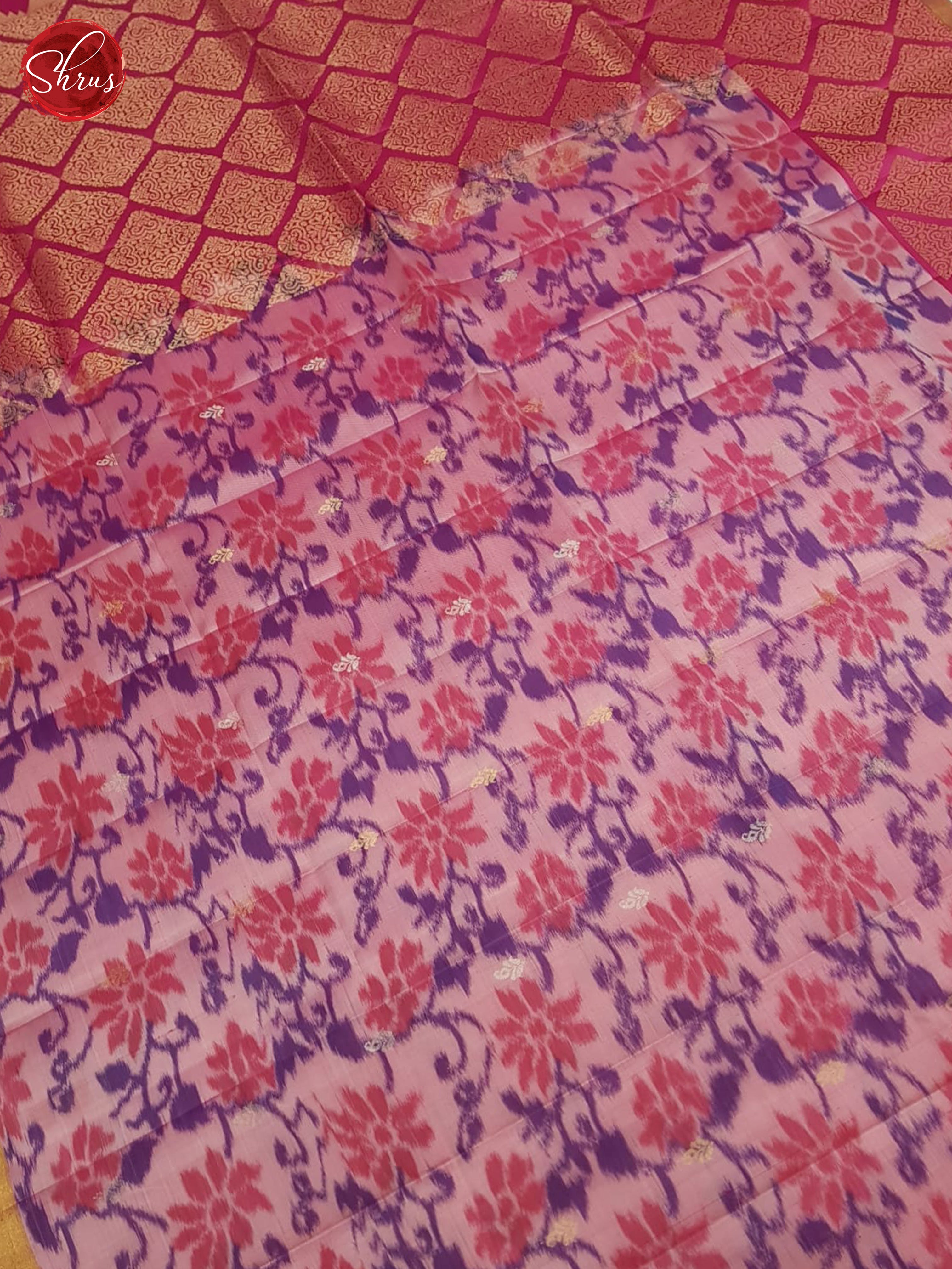 Dusty Pink & Pink - Soft Silk Saree - Shop on ShrusEternity.com