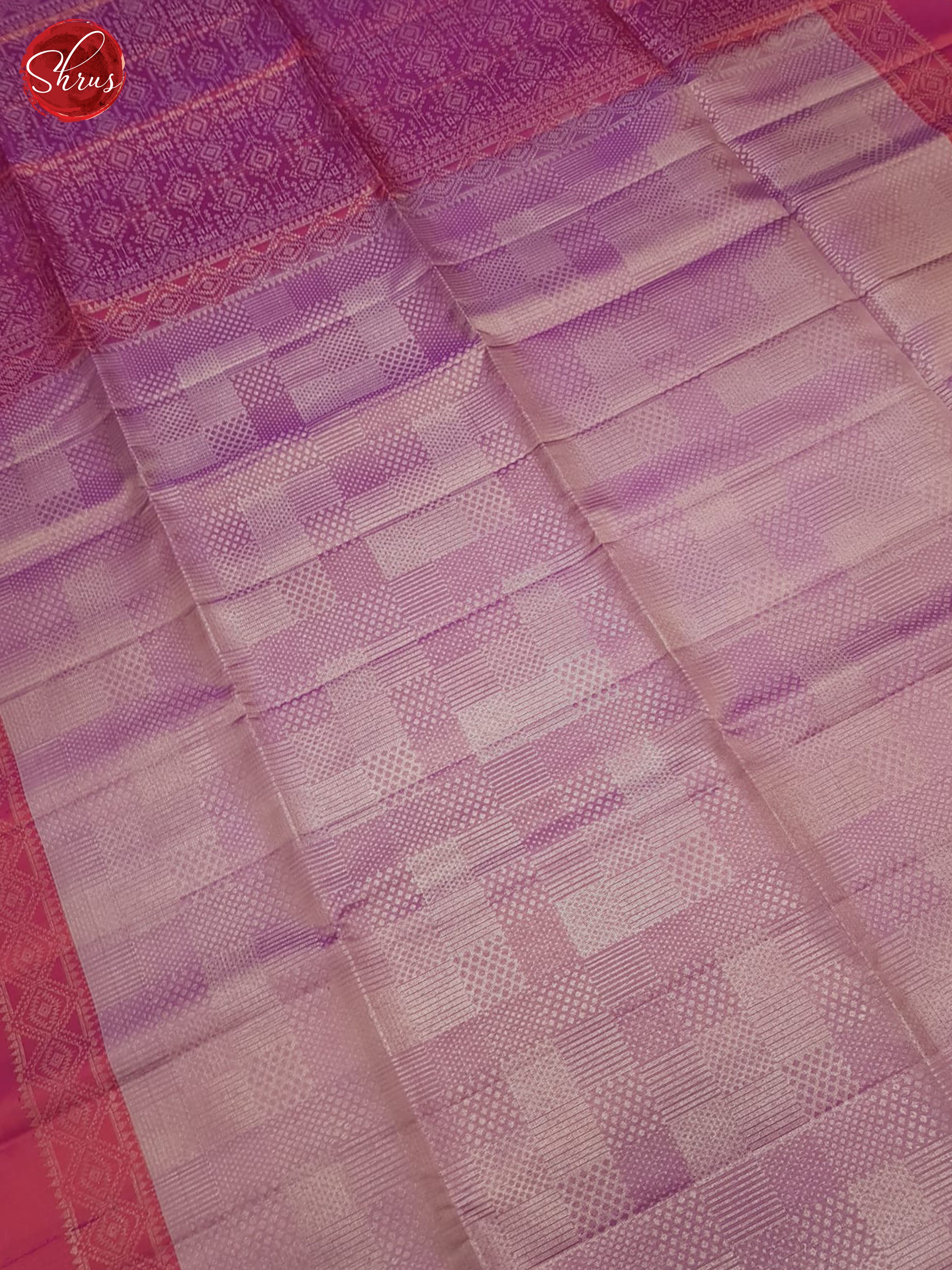Dusty Pink & Pink - Soft Silk Saree - Shop on ShrusEternity.com