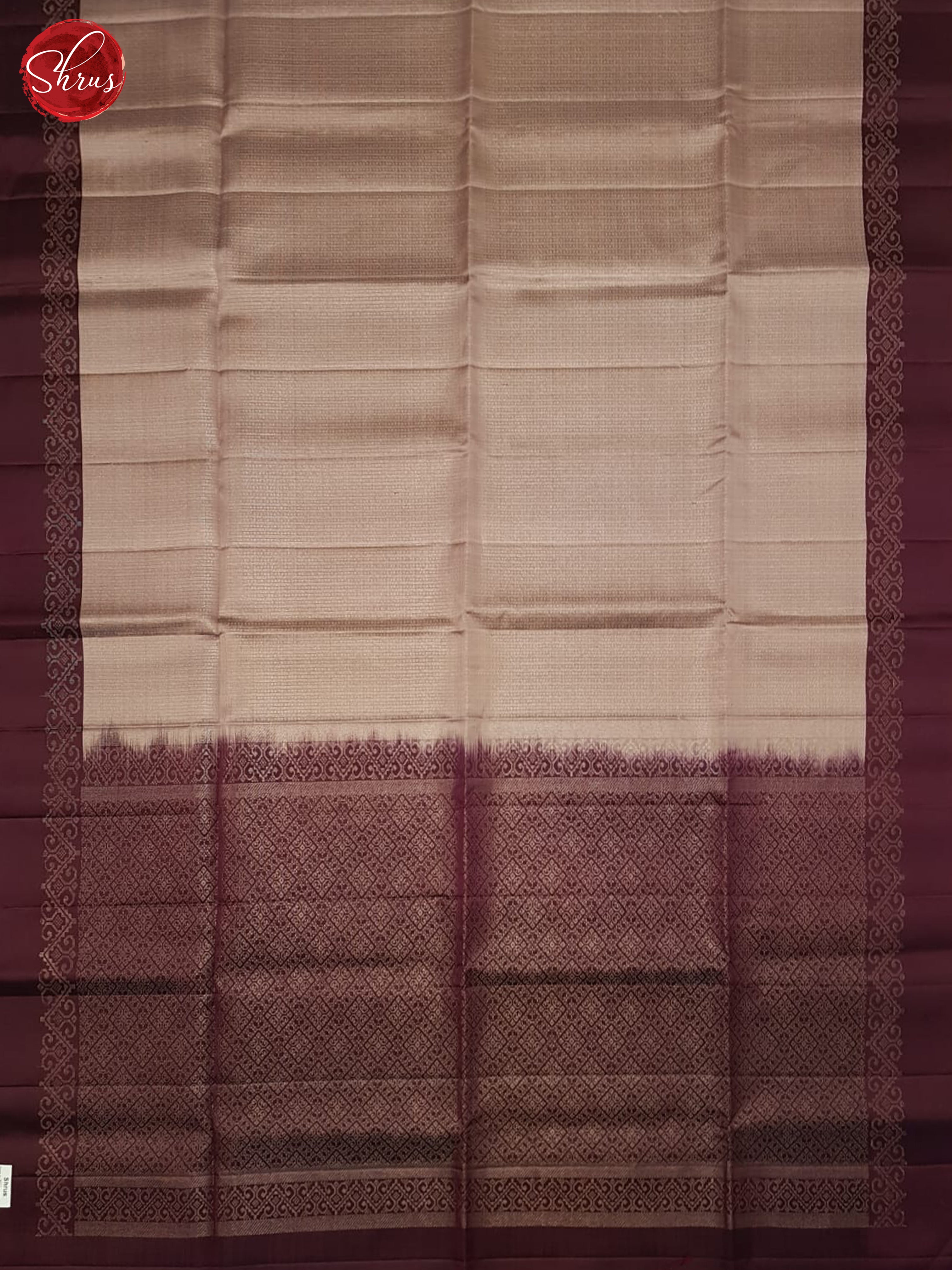 Dusty Pink & Wine - Soft Silk Saree - Shop on ShrusEternity.com