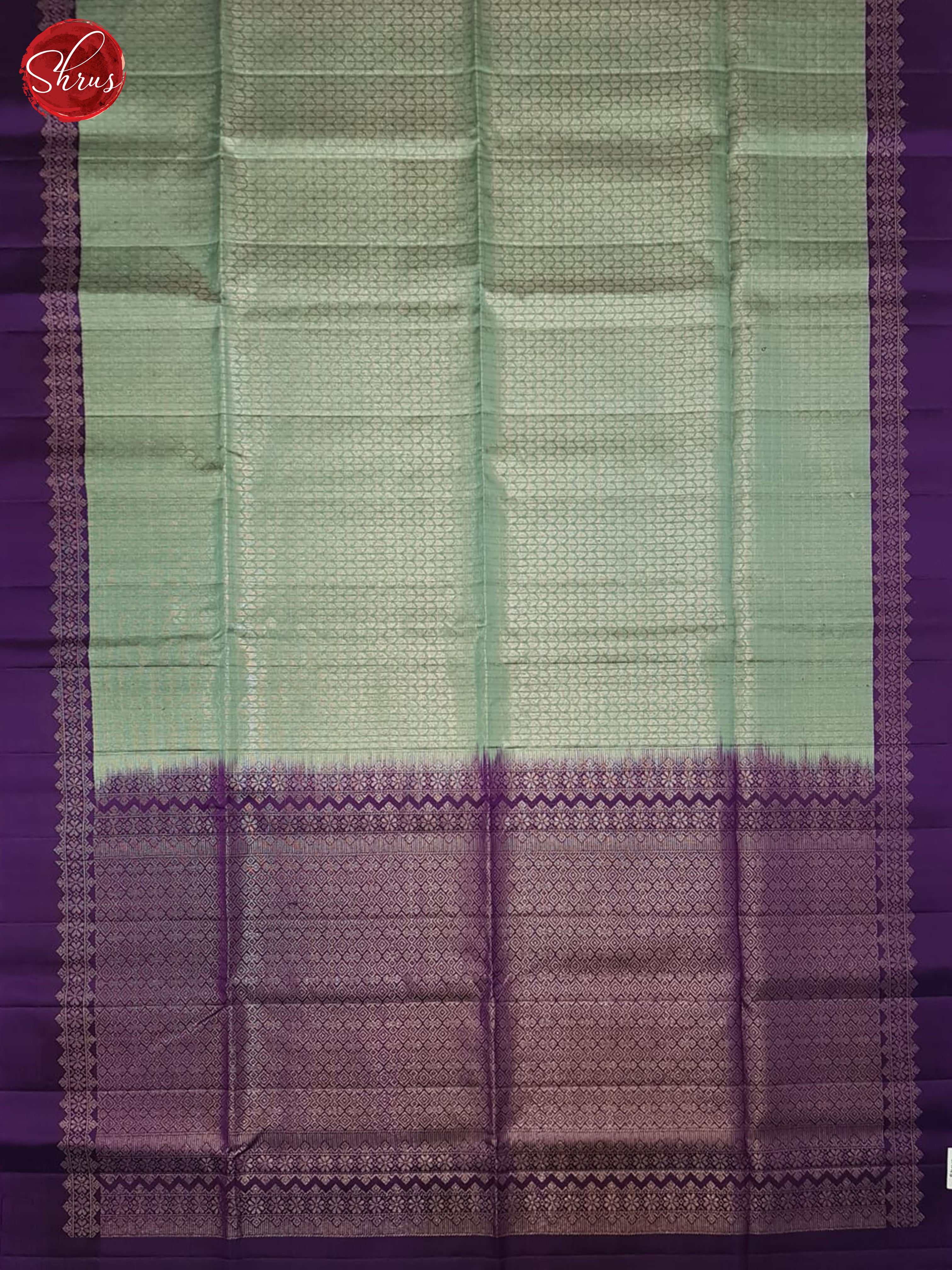Teal Green & Eggplant - Soft Silk Saree - Shop on ShrusEternity.com