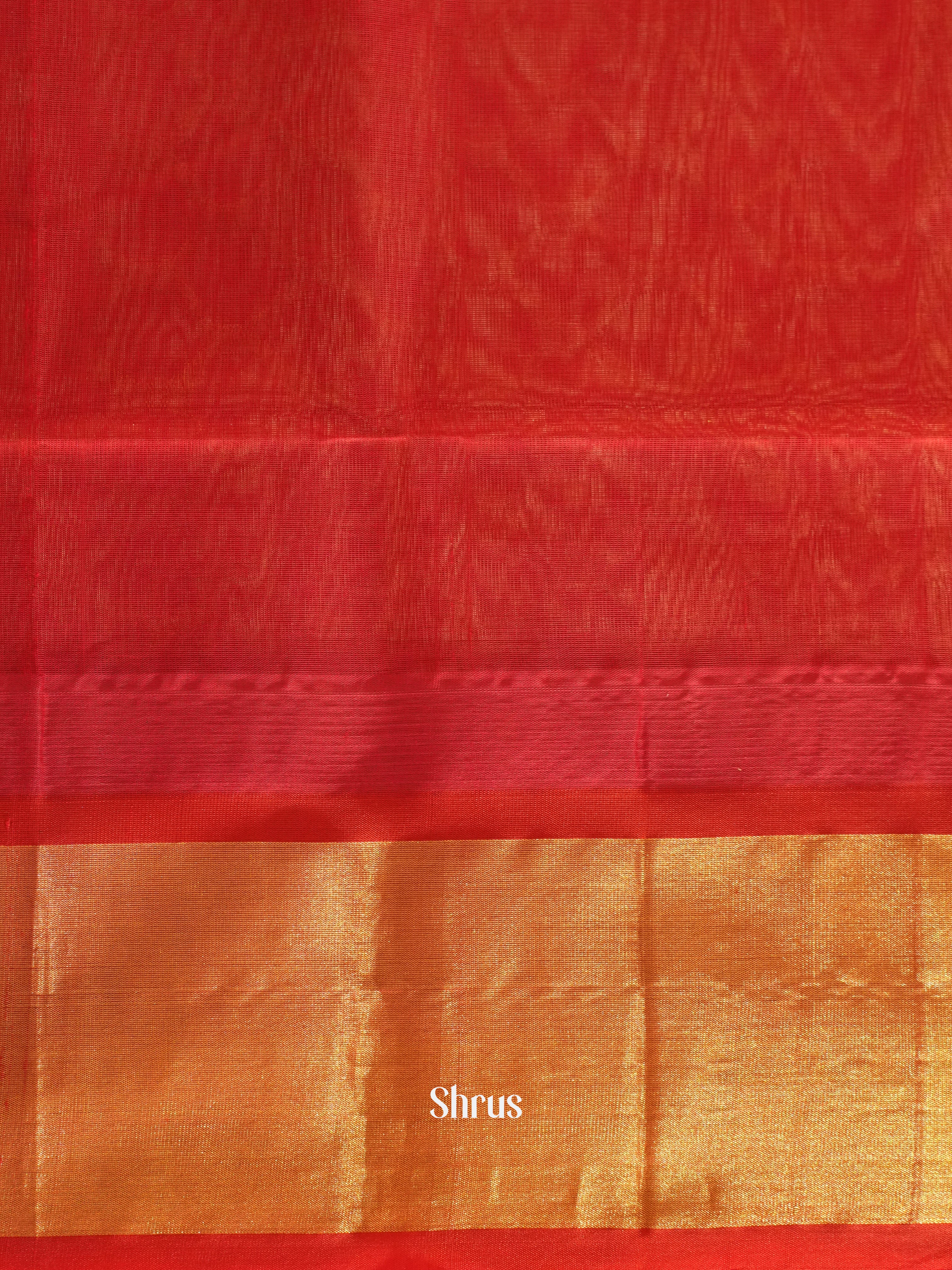 Cream And Red - Silk Cotton - Shop on ShrusEternity.com